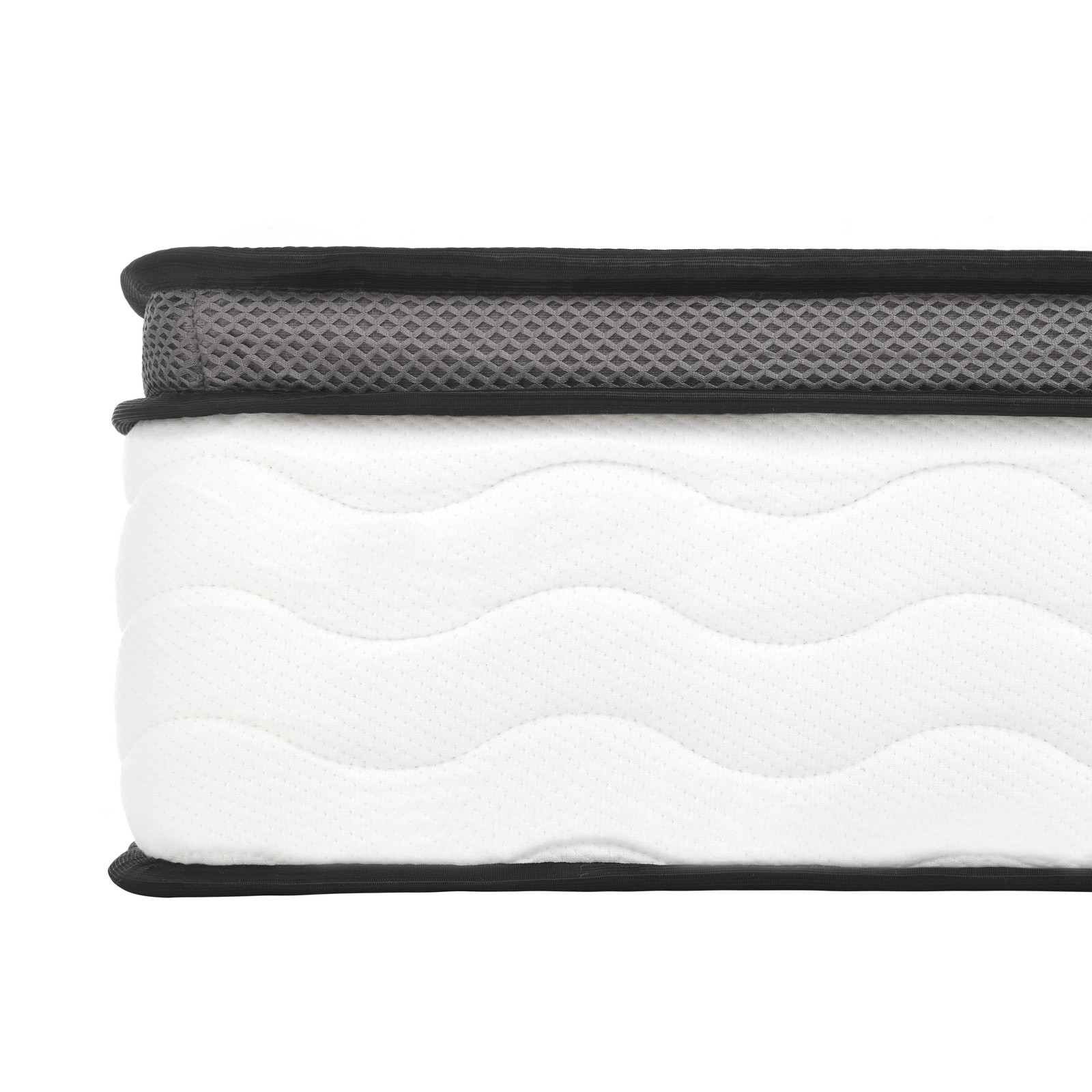 10″ Queen Hybrid Mattress in a Box Comfort Memory Foam & Pocket Springs Mattress