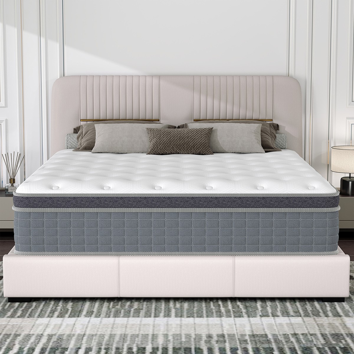 12/14 Inch Memory Foam Mattress Luxury Twin Full Queen King Hybrid Medium Firm