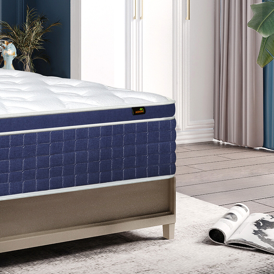 14/12 Inch Twin Full Queen King Mattress Hybrid Foam Pocket Coils Bed In a Box