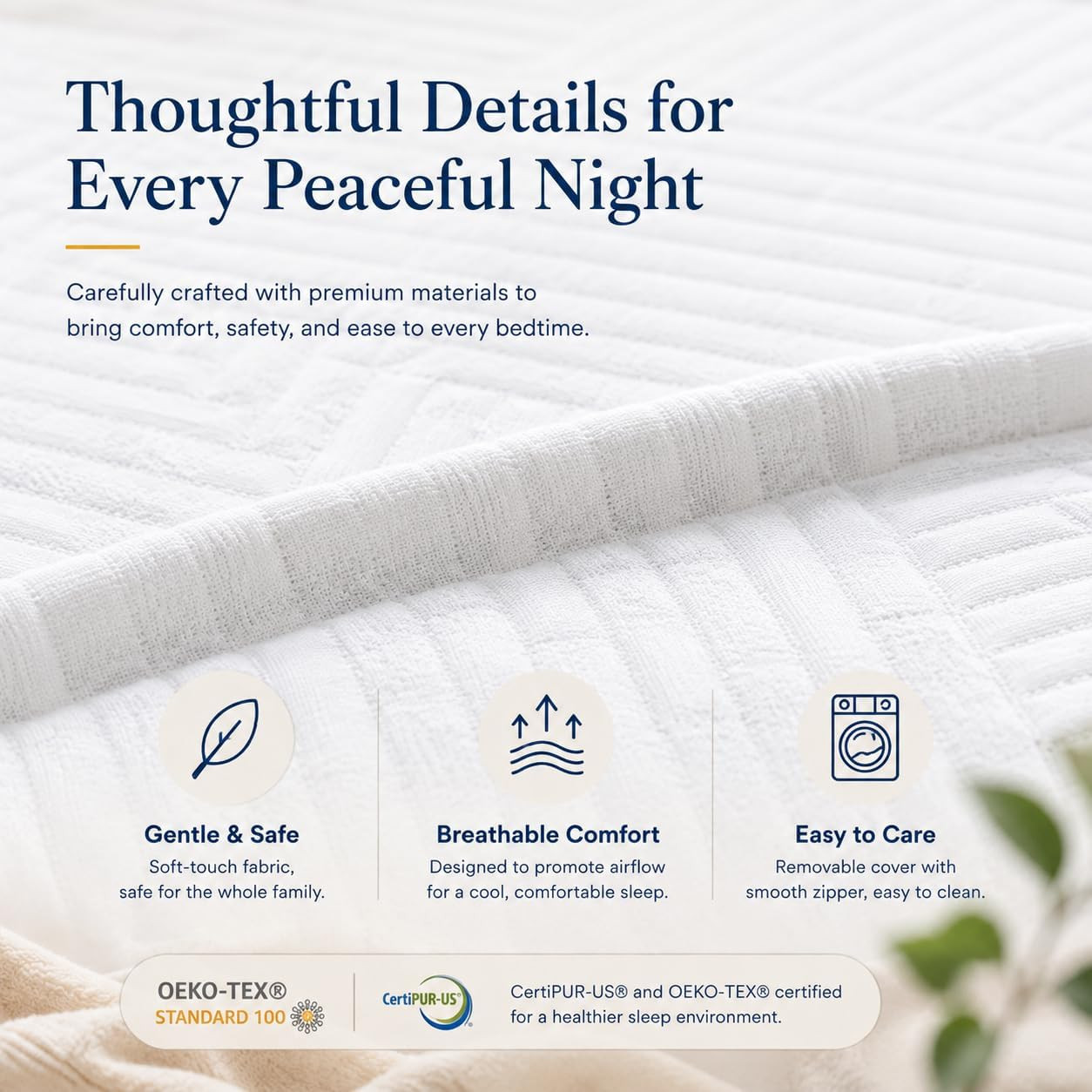 8″ Memory Foam Mattress with Cooling Gel – Medium Firm, CertiPUR-US Certified
