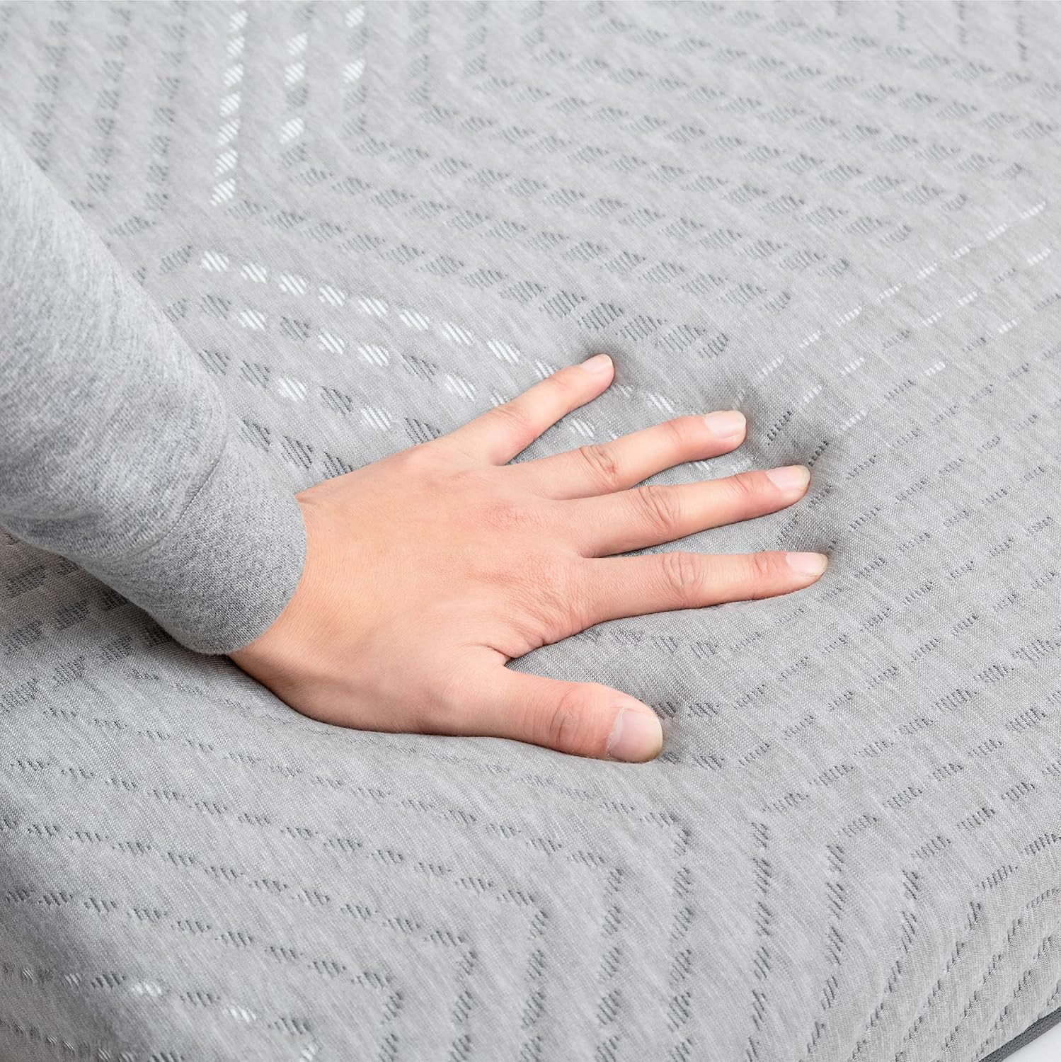 Folding Mattress 4 Inch Tri Folding Memory Foam Mattress, Portable Trifold Mattr