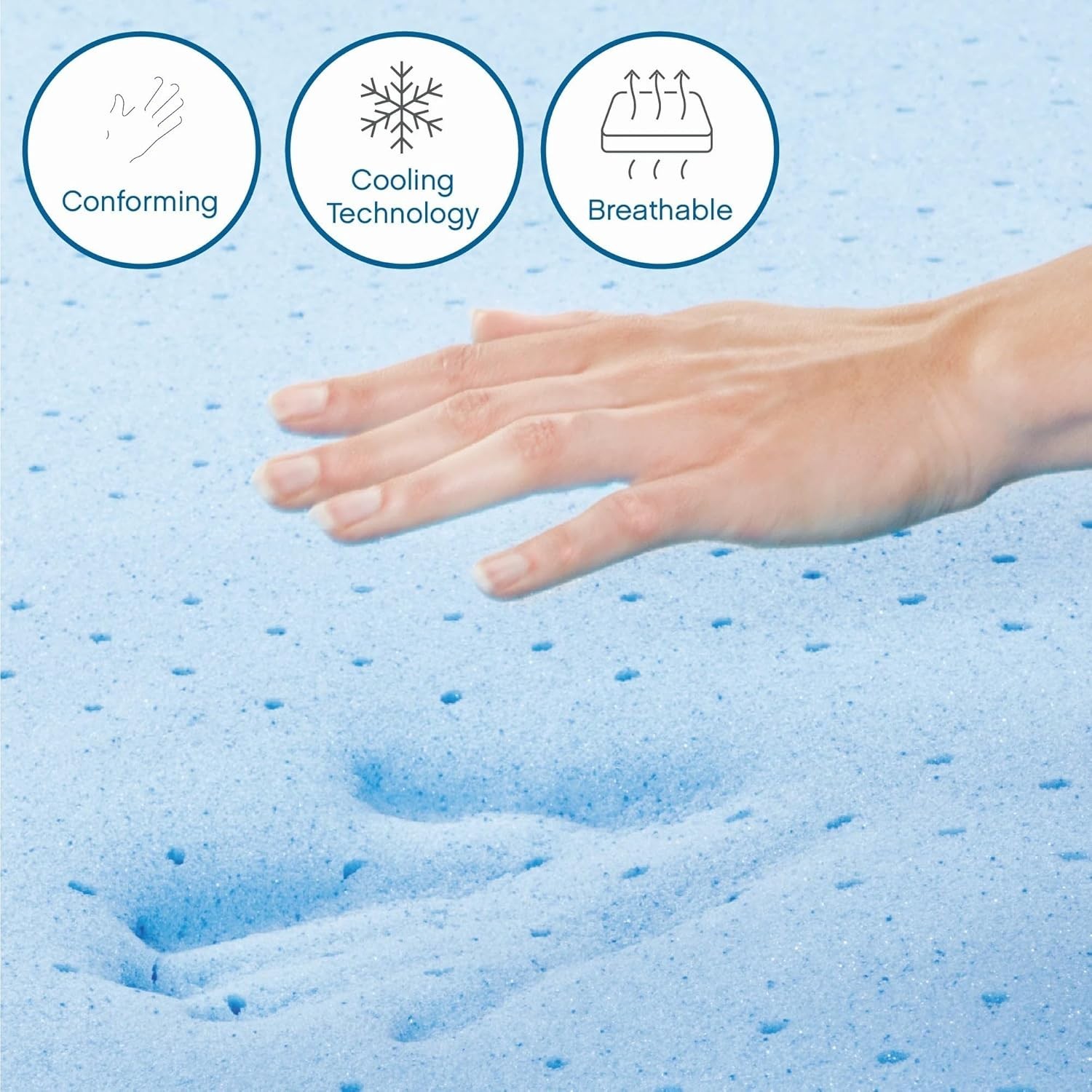 Ergonomic 8-Inch Queen Mattress – Pressure Relief with CertiPUR Certification