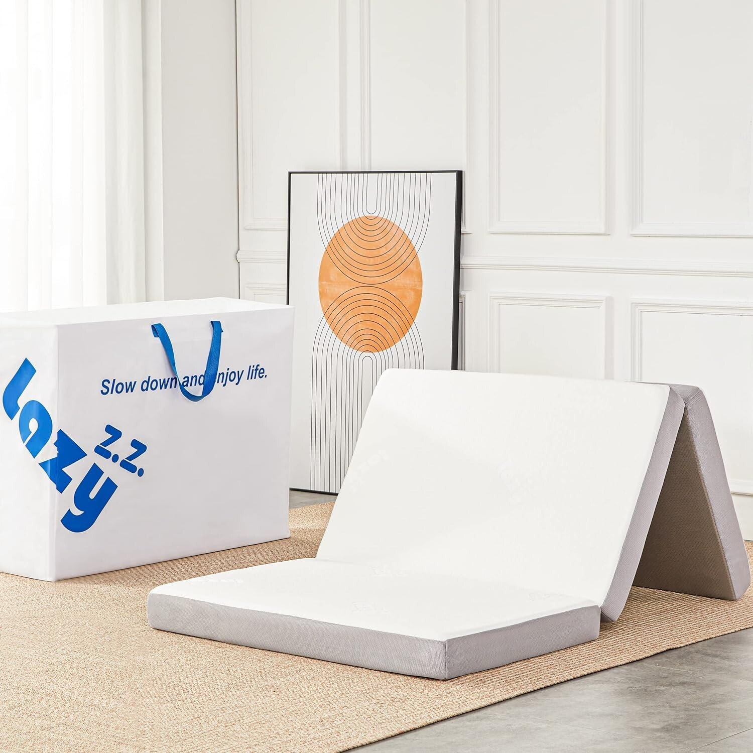 Comfortable 4-Inch Memory Foam Mattress with Washable Bamboo Cover – Single Size