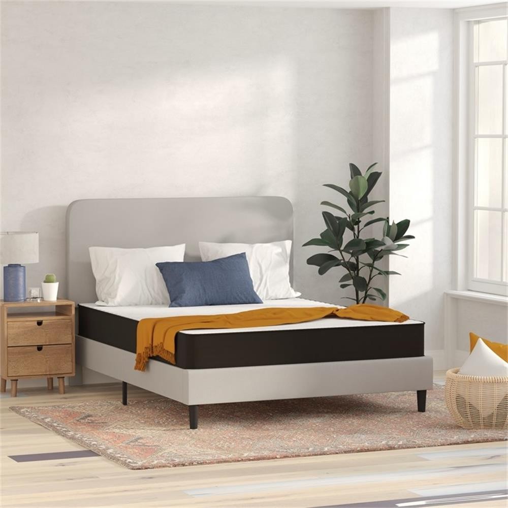 Pemberly Row 8″ Hybrid InnerSpring Queen Premium Cooling Mattress in a Box