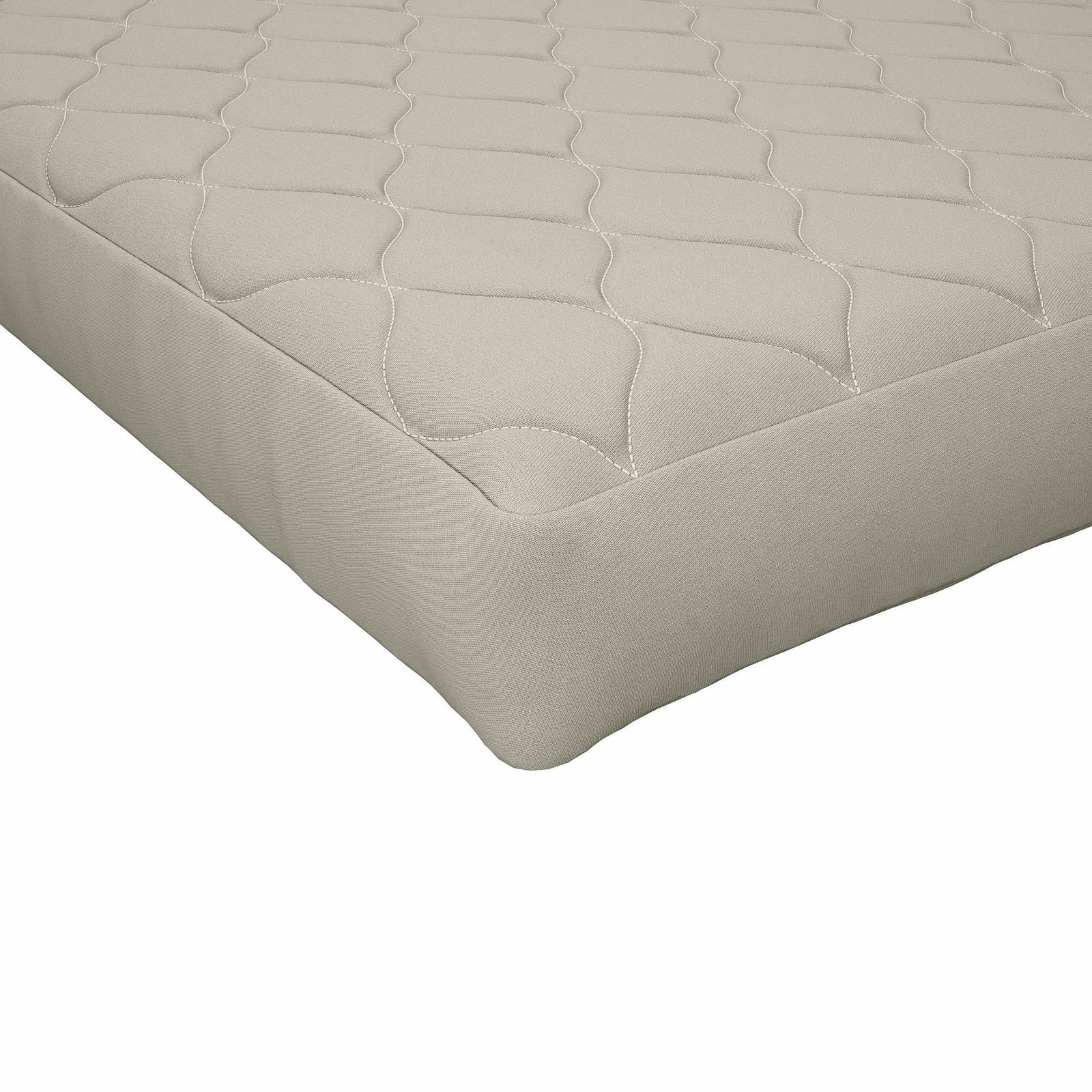 Kids Gray Twin Bunk Bed Mattress 6 inch Quilted Fiber Fill Bedroom Dorm Guest