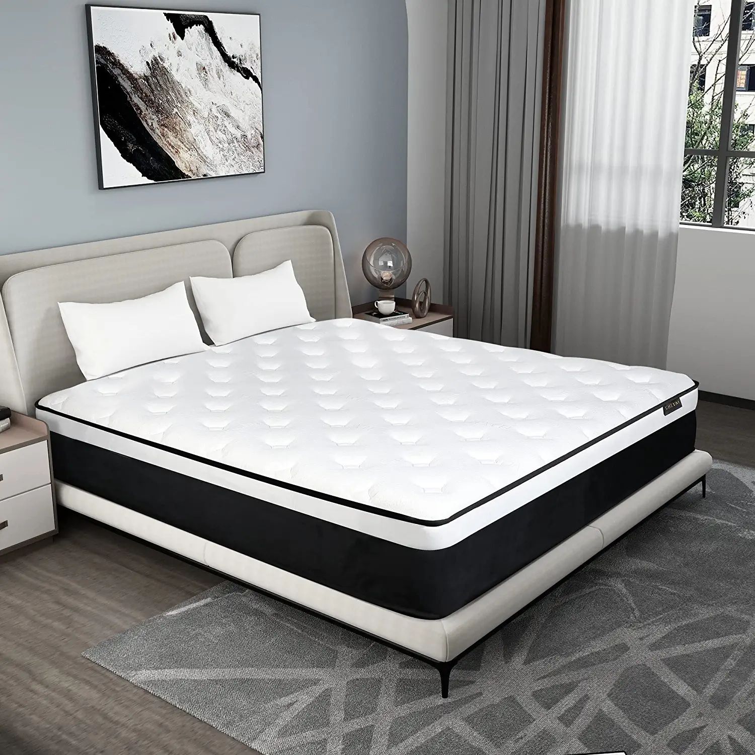 12” Memory Foam Mattress Twin Full Queen King Medium Firm Spring Bed in a Box