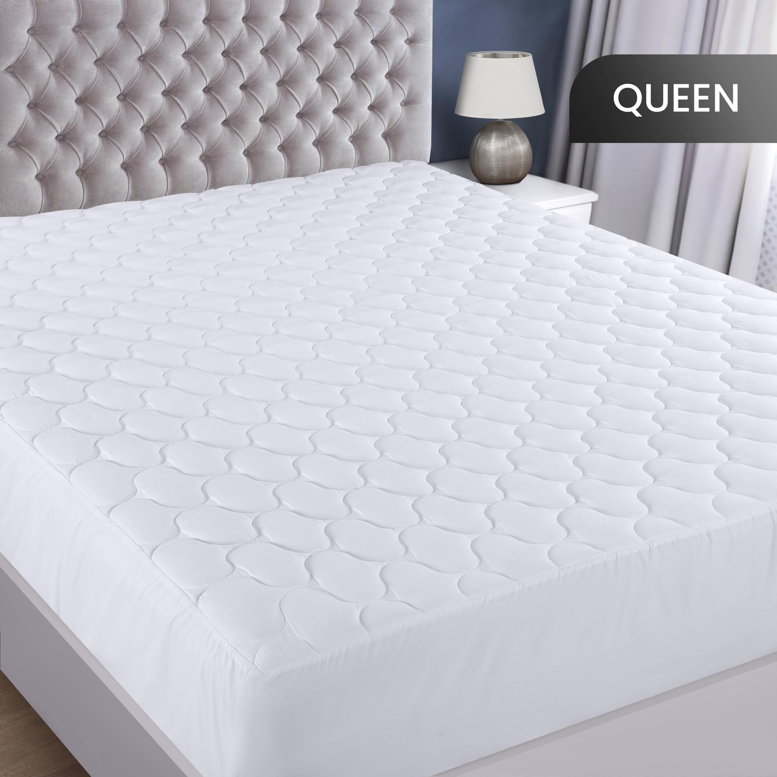 Utopia Bedding Waterproof Mattress Protector, Queen (Pack of 1), White