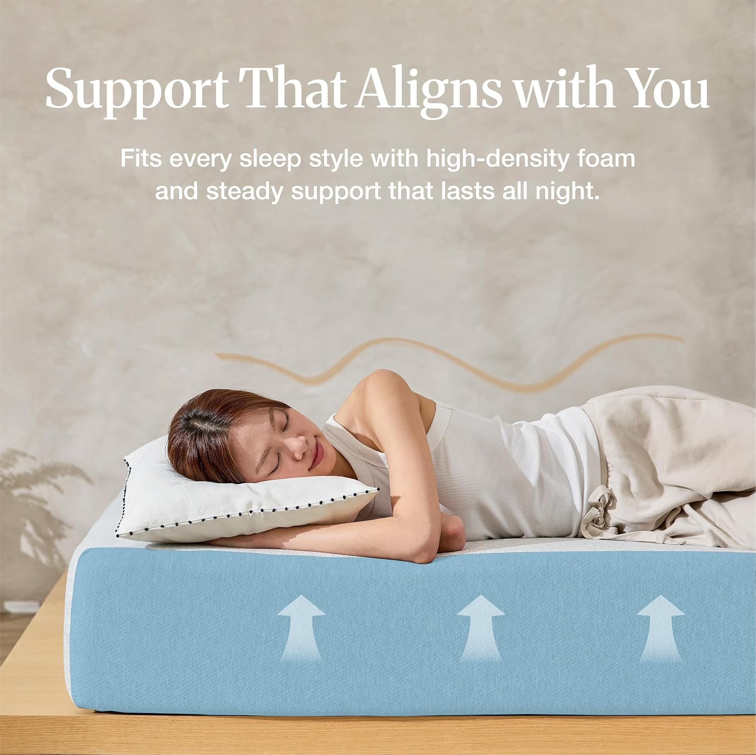 Copper Infused 12″ King Memory Foam Mattress – Medium Firm, 10-Year Warranty