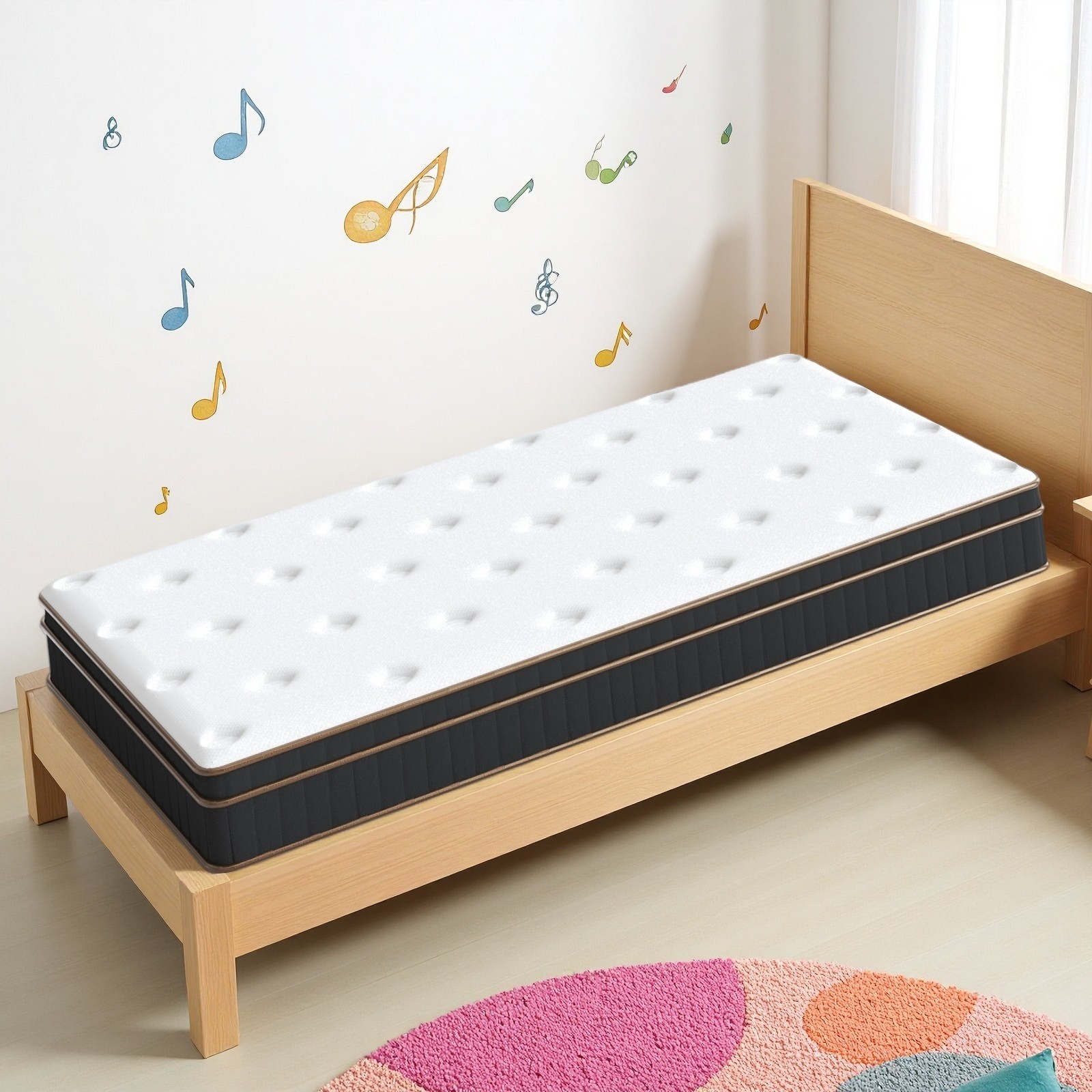 Twin Innerspring Mattress 10″ – Medium Firm Breathable For Dorms Guests
