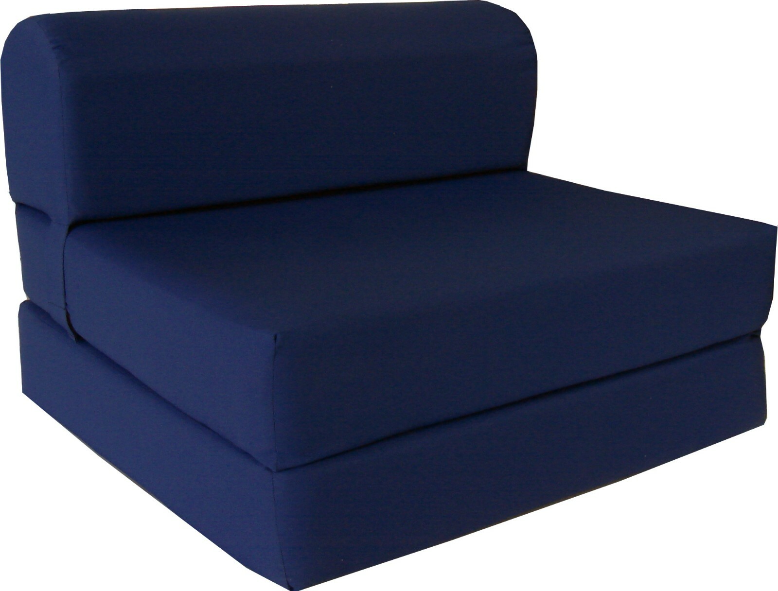 Twin Sleeper Chair Folding Foam Mattresses, Sofa Beds, Couches 6x32x70, Navy