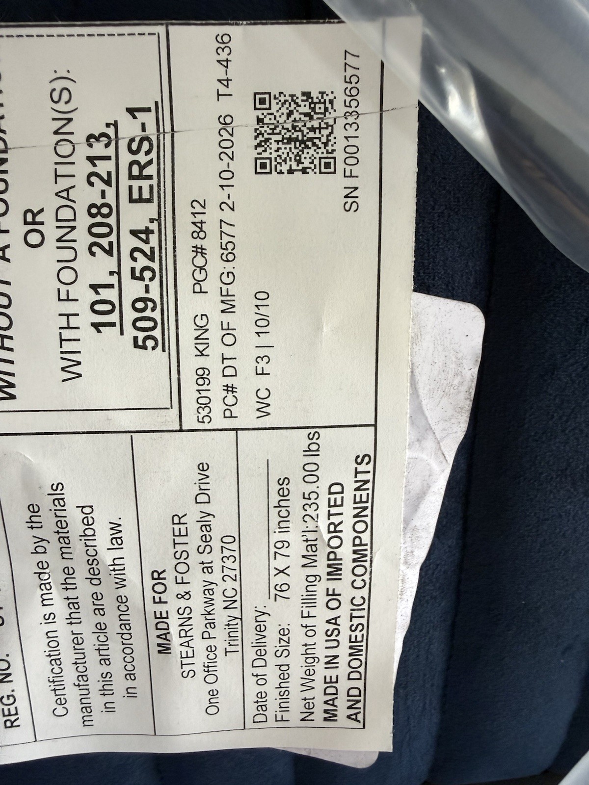 STEARNS & FOSTER RESERVE KING EURO PILLOWTOP FIRM 2026 MATTRESS CLEARANCE +BONUS