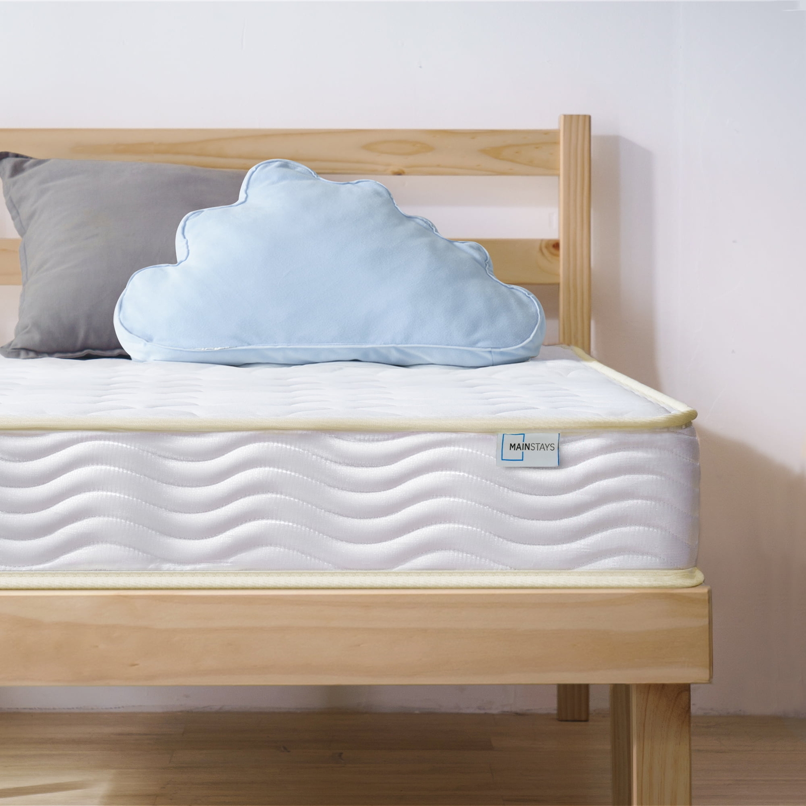 6 Inch Innerspring Coil Mattress, Steel Coils, Firm Support, Twin, Twin-XL Queen