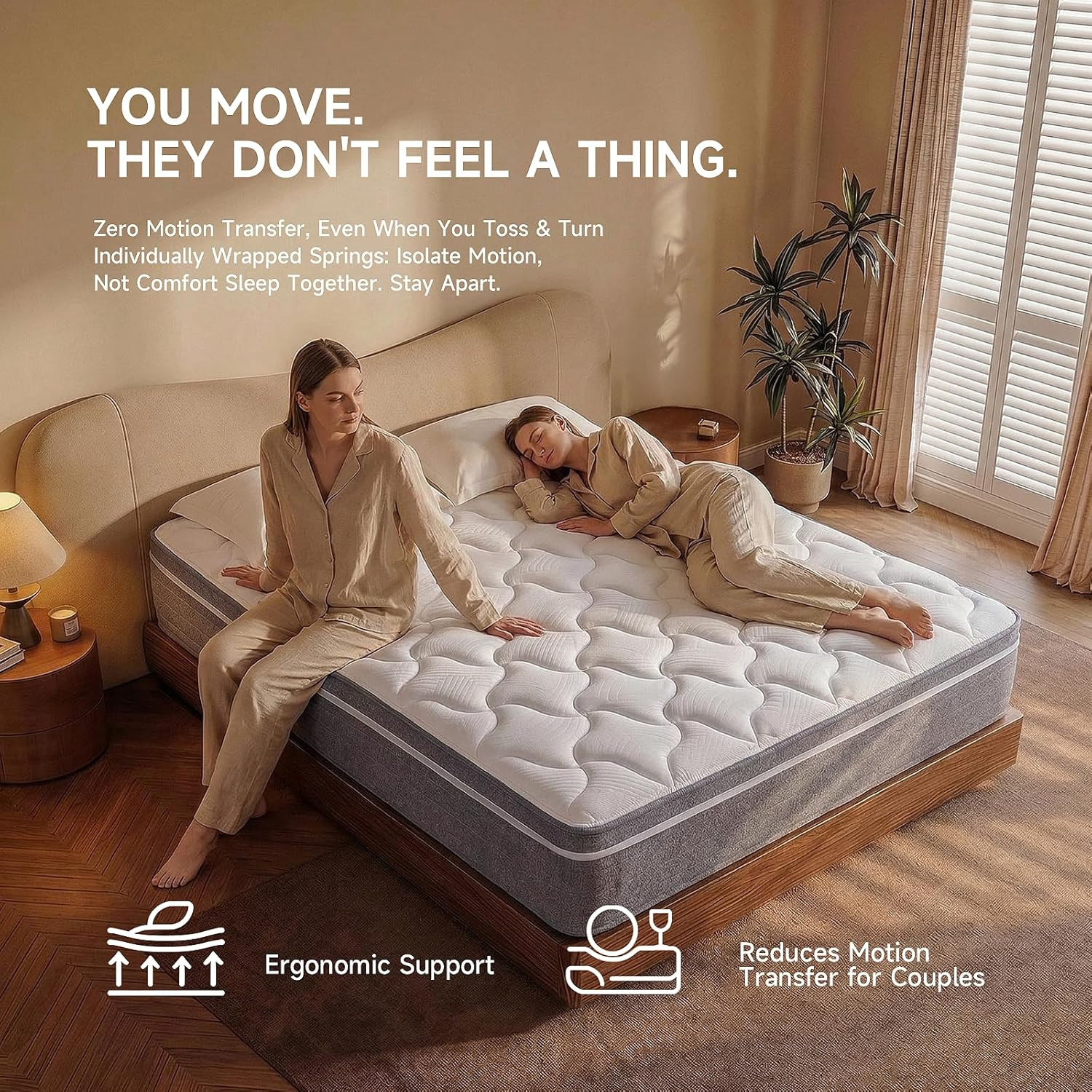 Queen mattress 12 inch,Queen Size Mattresses in a Box,Memory Foam Hybrid Mattres