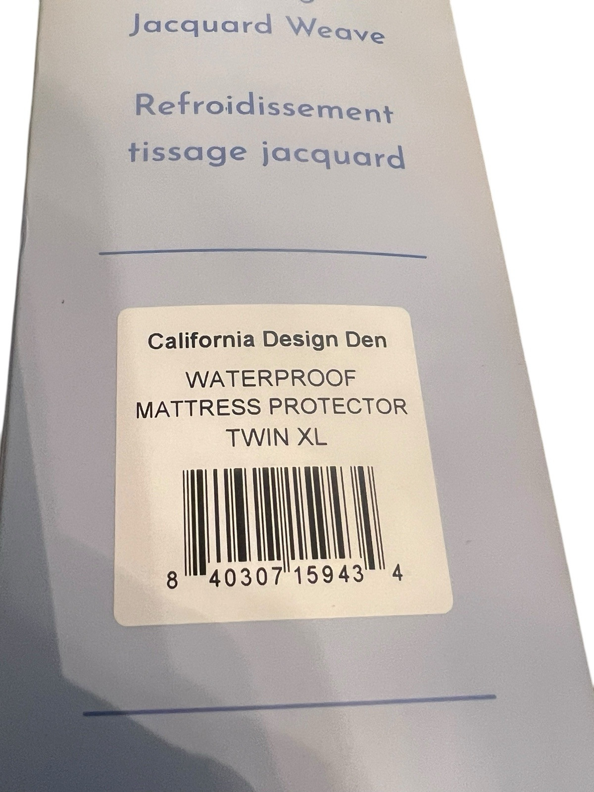 California Design Den Premium Waterproof Mattress Protector Twin XL White