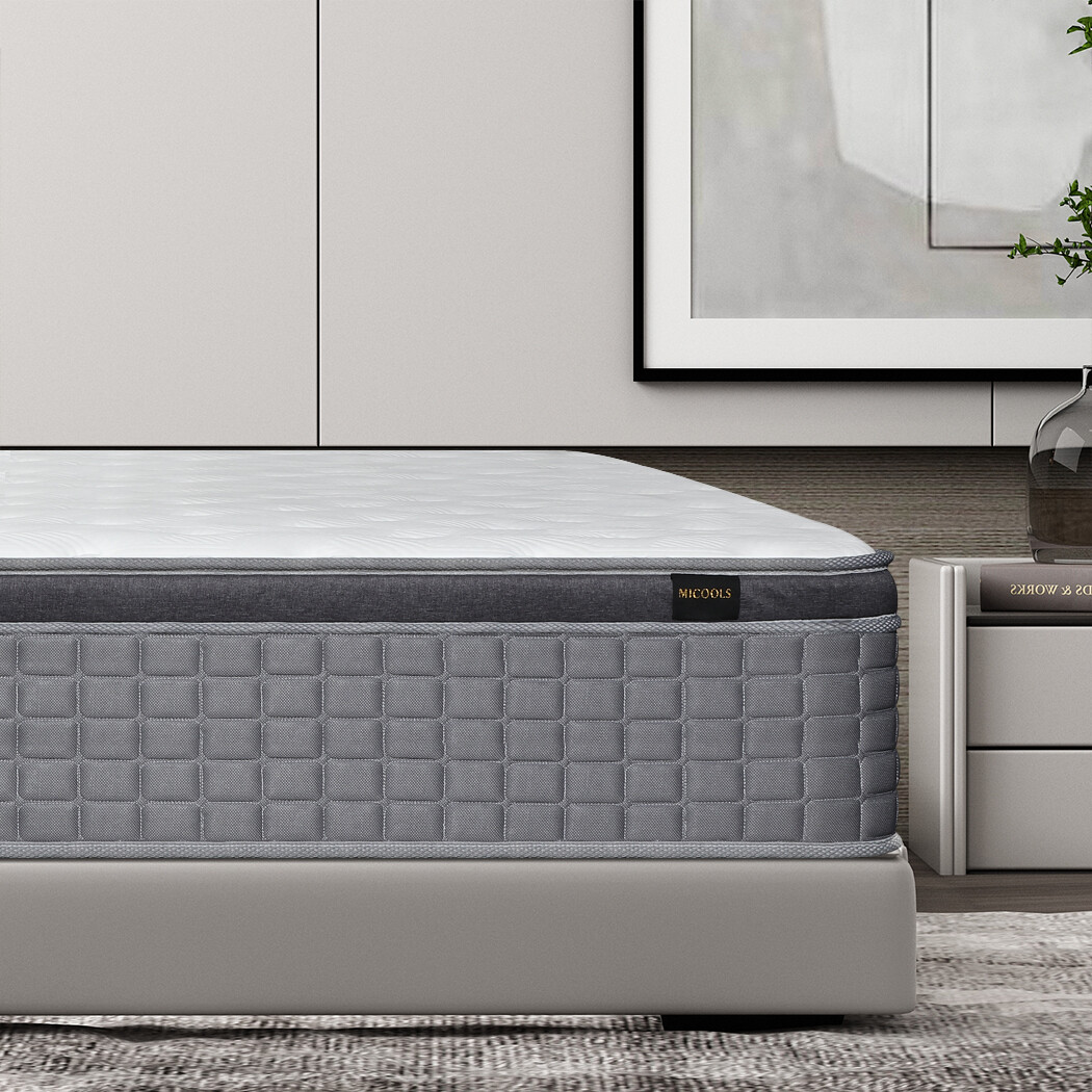 12/14 Inch Hybrid Memory Foam Mattress Twin Full Queen King Size Bed Medium Firm