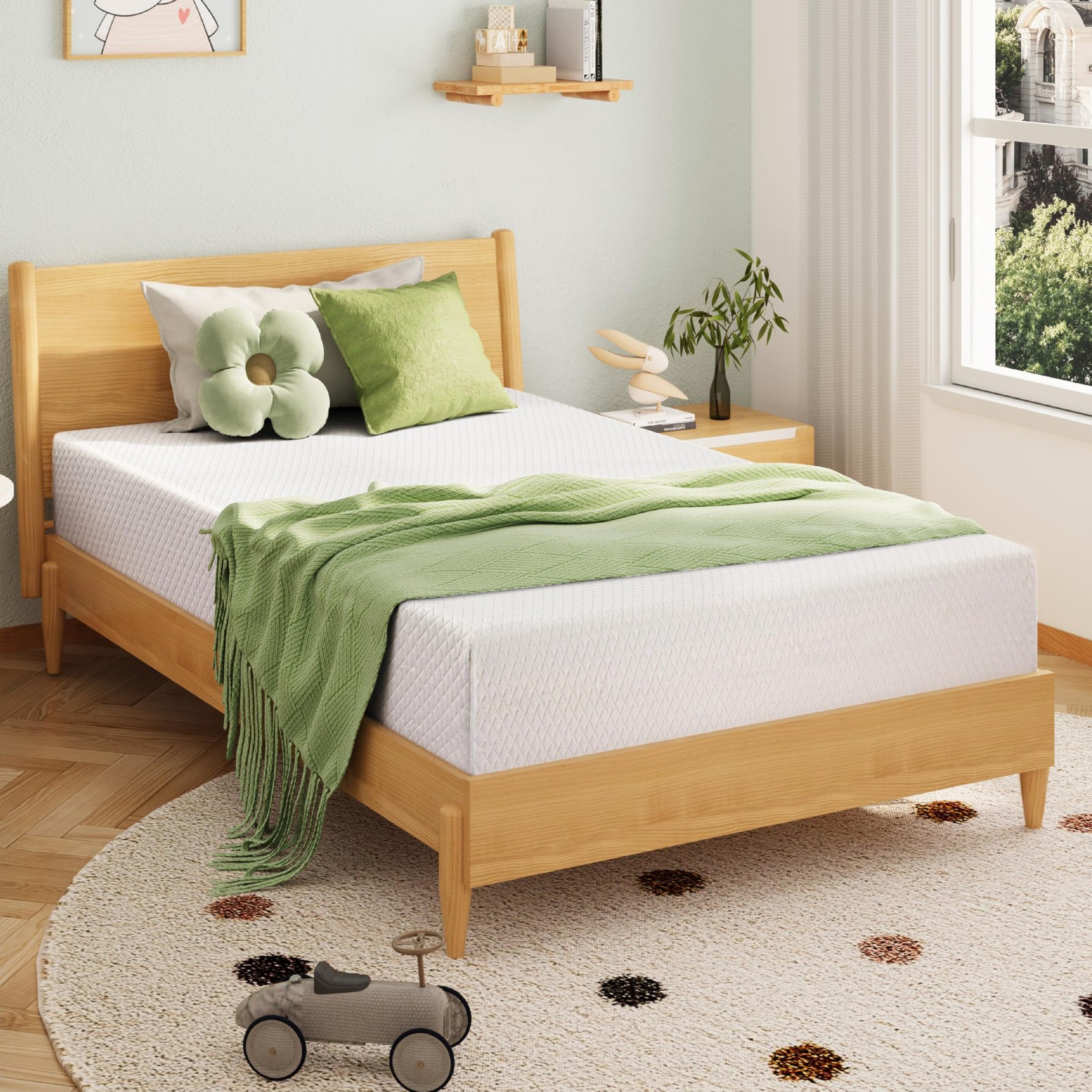 Full Size Memory Foam Mattress, 8 Inch Bed Mattress in A Box with Cooling Gre…