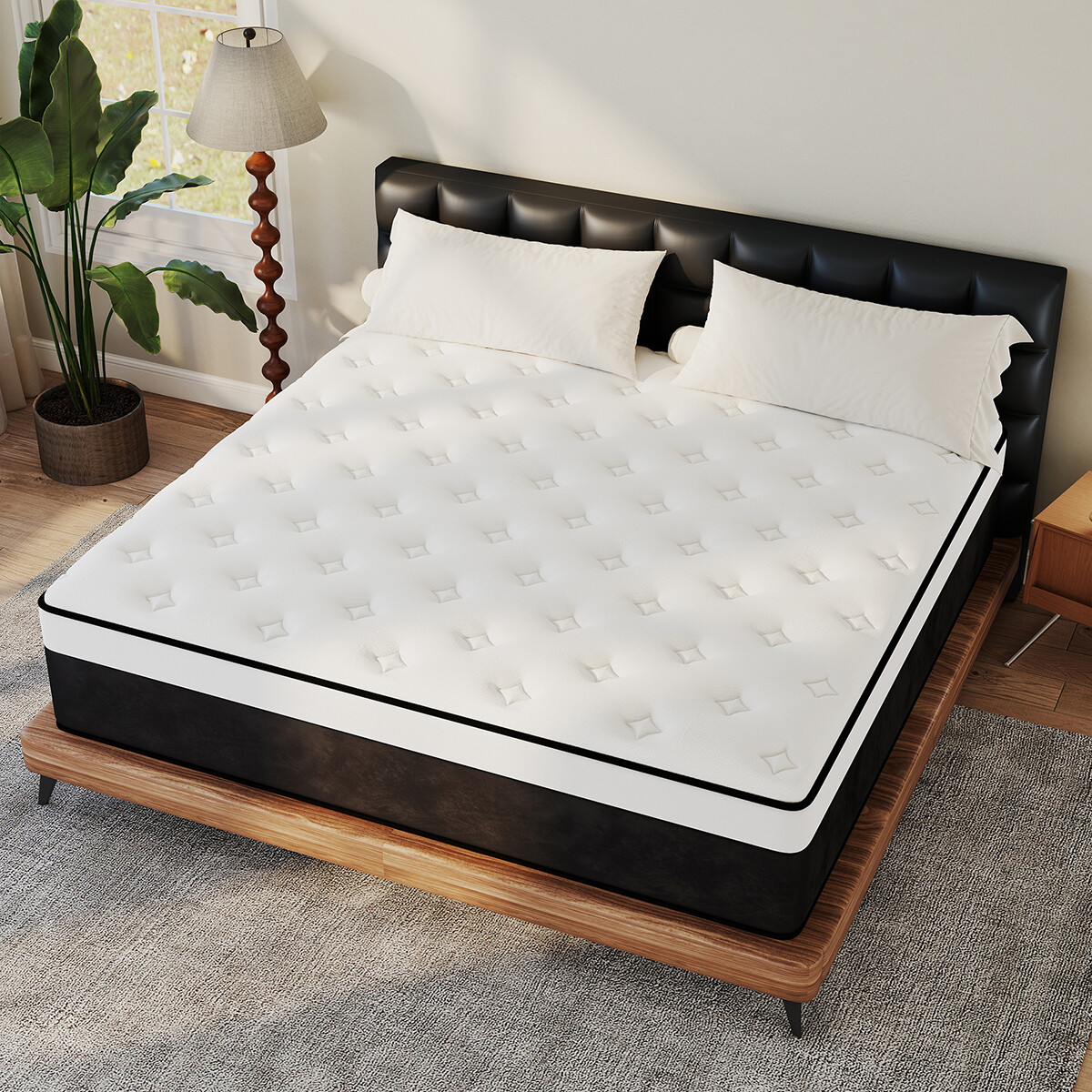 12/14 Inch Luxury Memory Foam Mattress Twin Full Double Queen King Size in a box