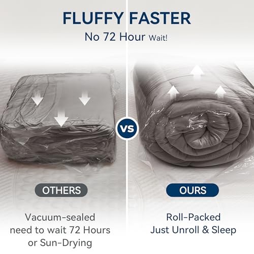 Dual Layer 5 Inch Memory Foam Mattress Topper Size, 2 Inch Gel Queen Dark Gray
