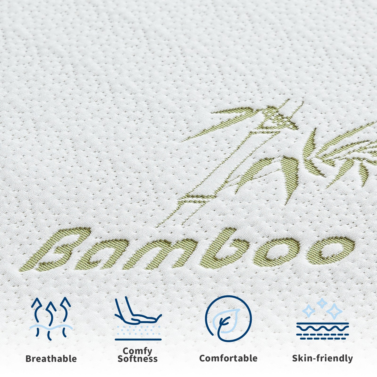 5″ 6″ Waterproof Gel Memory Foam Mattress with Breathable Bamboo Cover in a Box