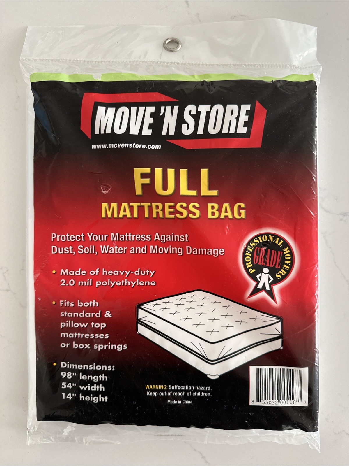 Move ‘N Store Full Size Mattress Bag