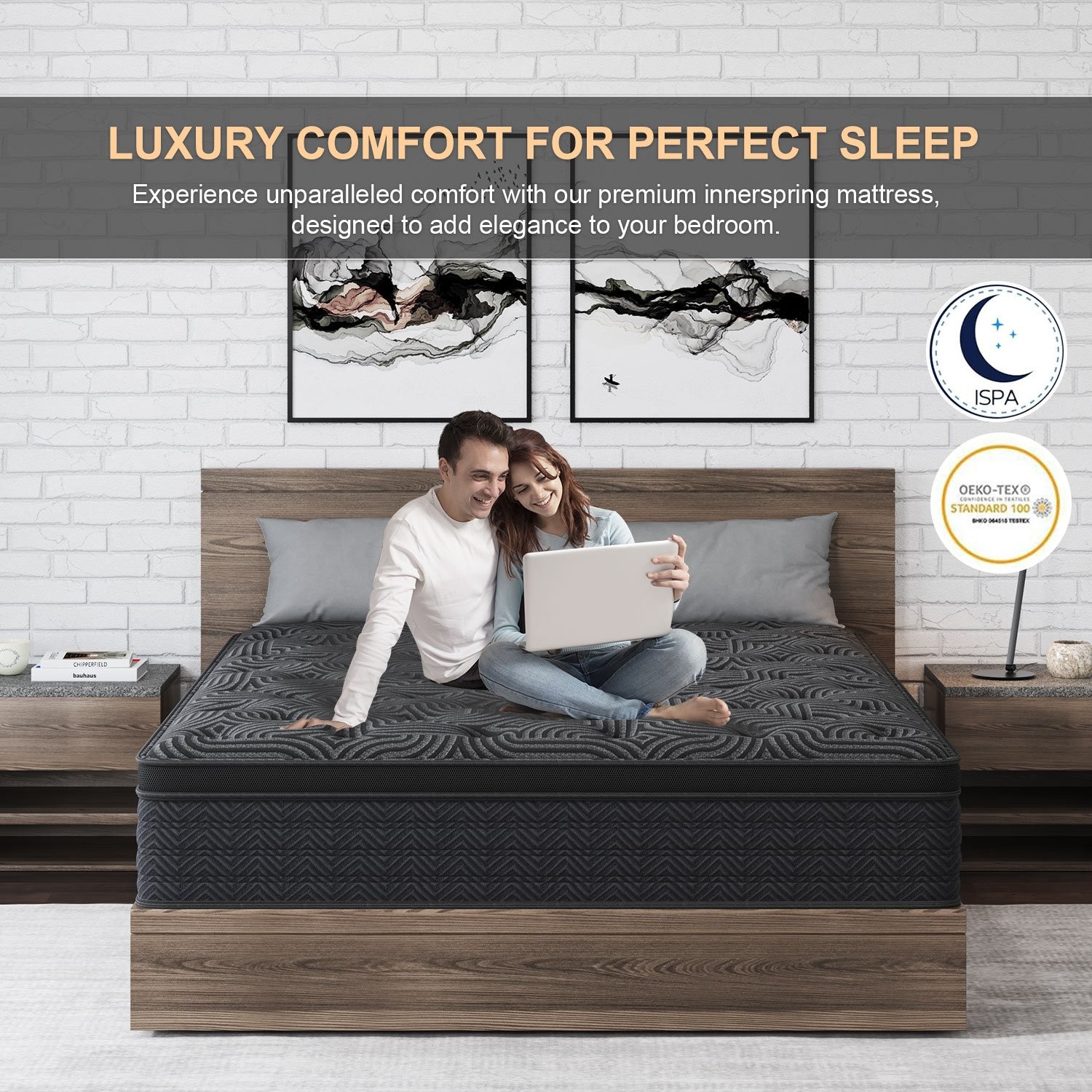 9″ 12″ Twin Full Queen King Size Mattress in a Box Hybrid Spring Gel Memory Foam