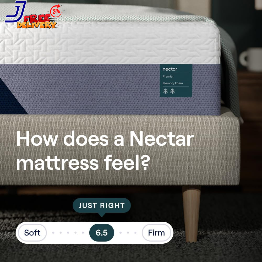 13” King Mattress Medium Firm Memory Foam Cooling Upgrade Back Pain Relief NEW