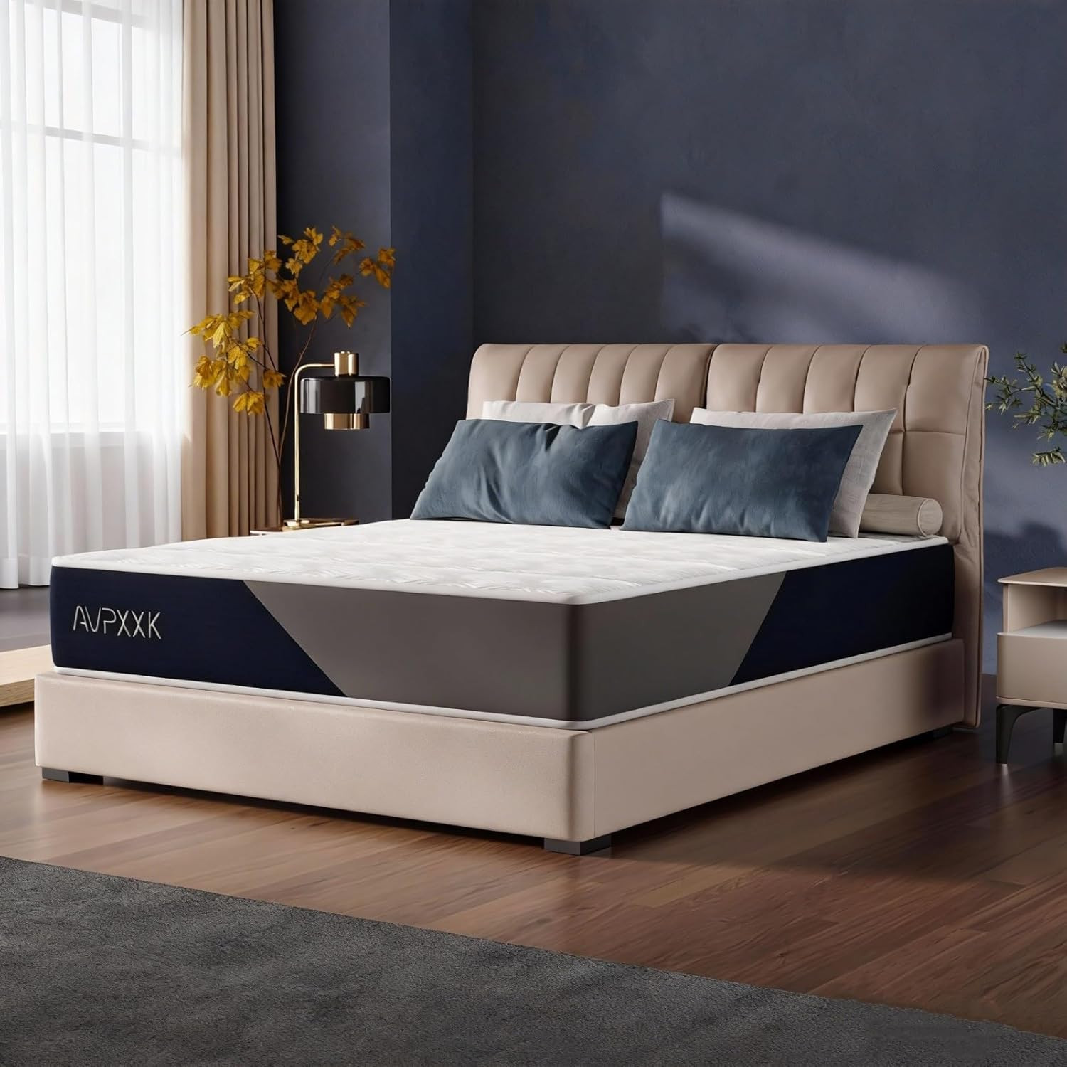 12″ Medium Firm Hybrid Mattress – Full Size with Innerspring & Foam Layers