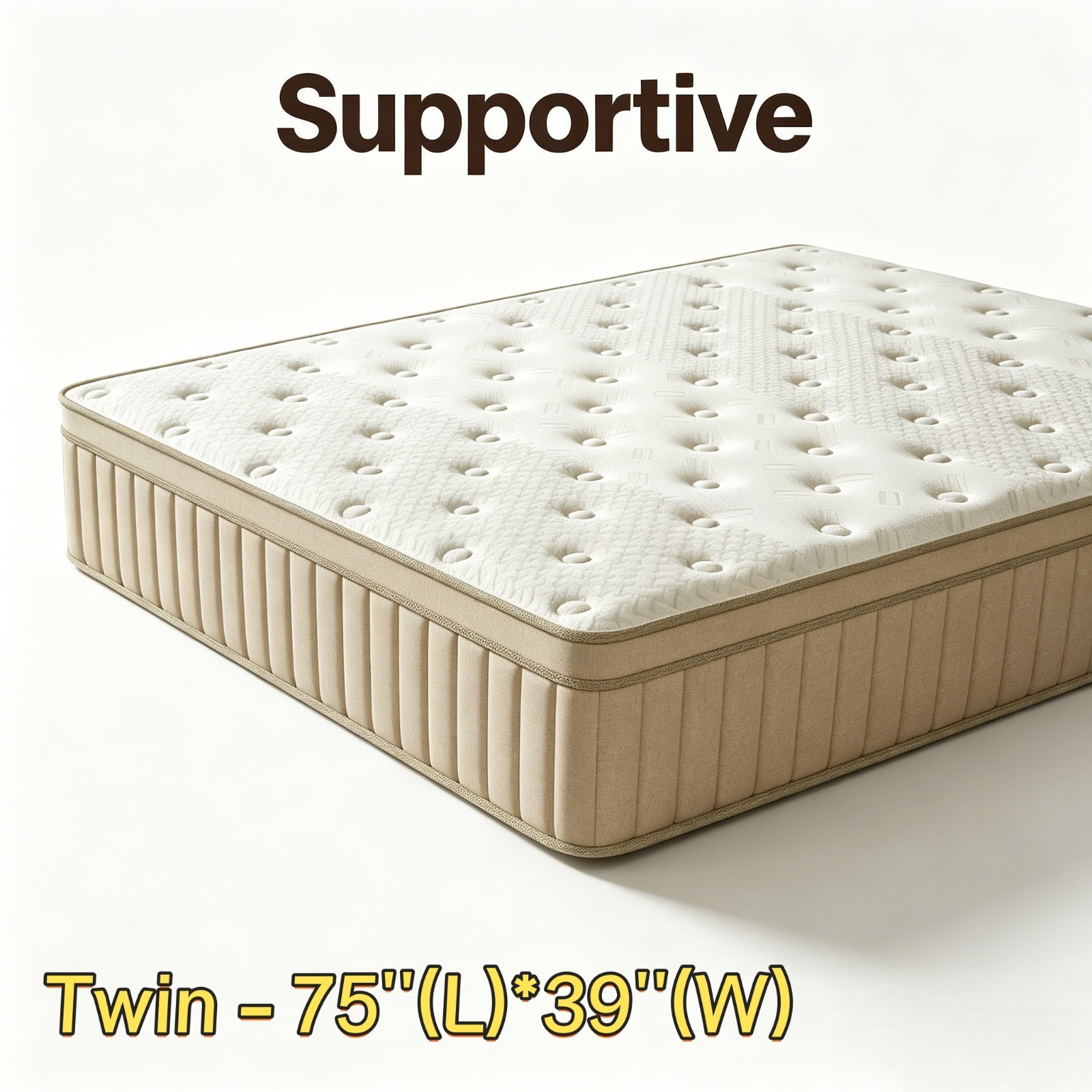 10/12/14″ Hybrid Mattress in a Box Gel Memory Foam Spring Twin Full Queen King