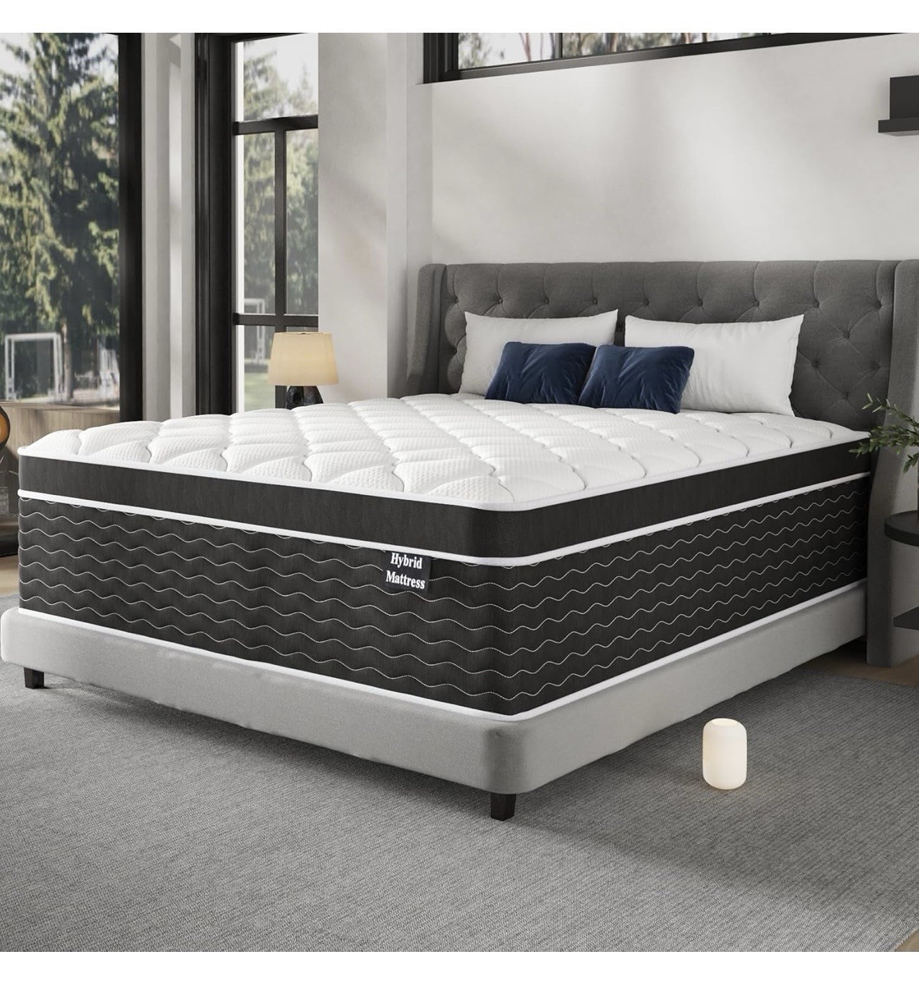 11 Inch Mattress Medium Firm Full Hybrid Mattress With Gel Memory And Spring