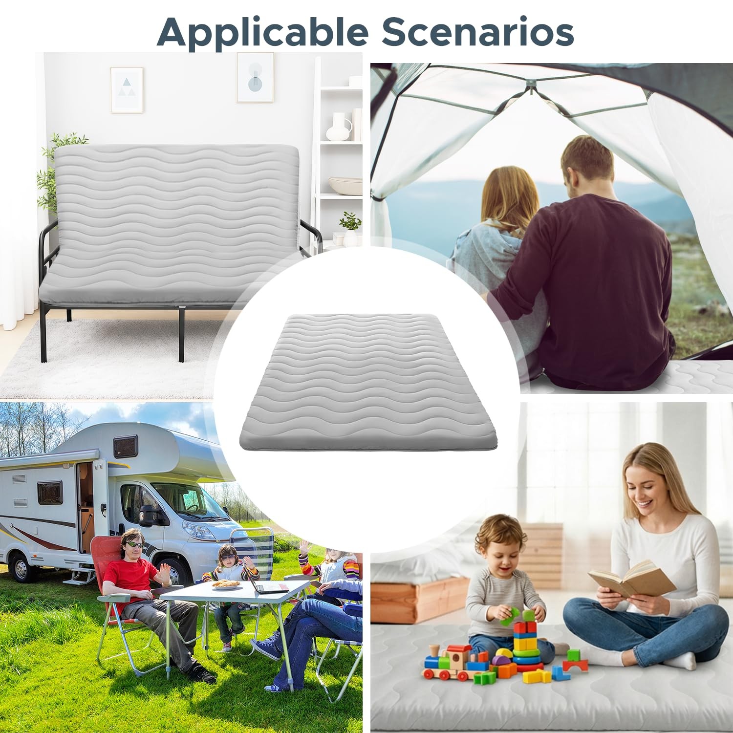 Colchoneta De Espuma Twin 39×80 Para Dormir En El Suelo Adulto Colchon En Oferta