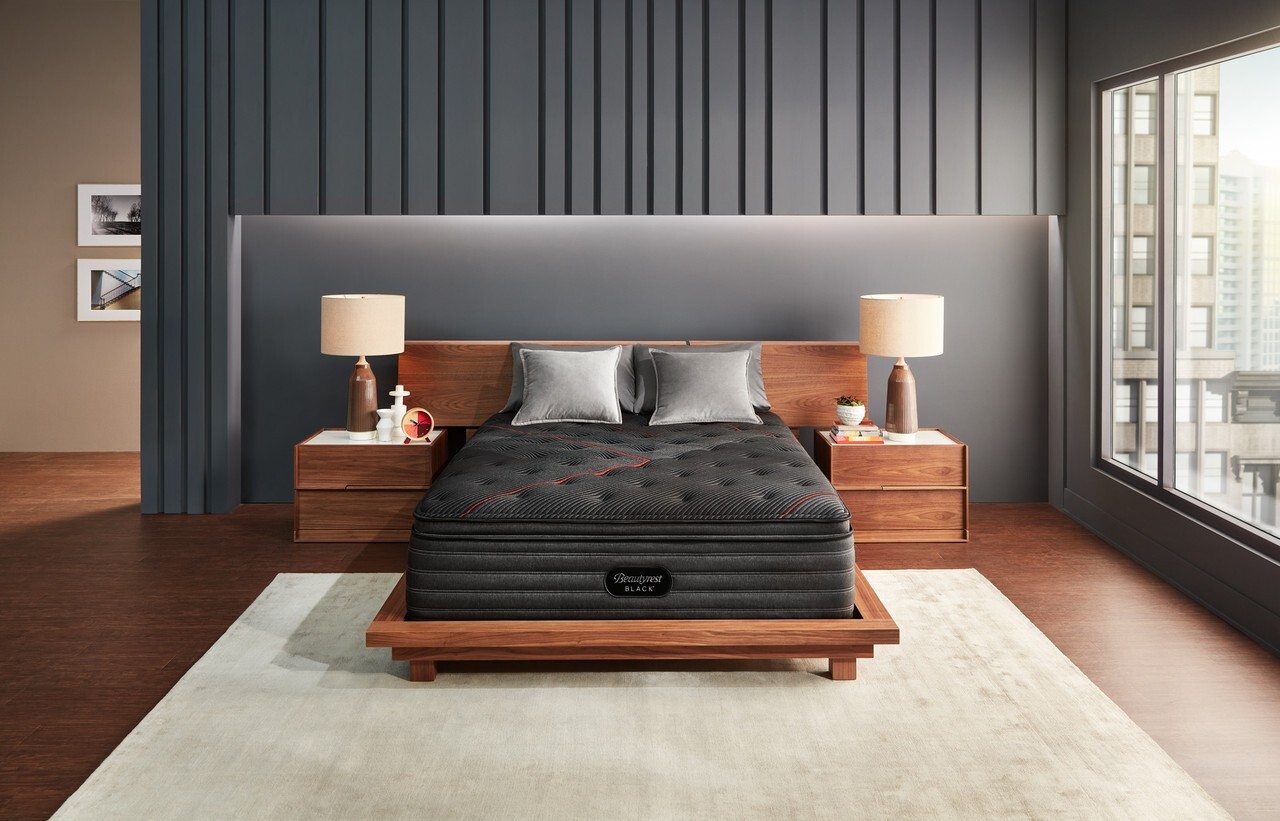 Simmons Beautyrest Black C-Class Plush Pillow Top King Size Mattress