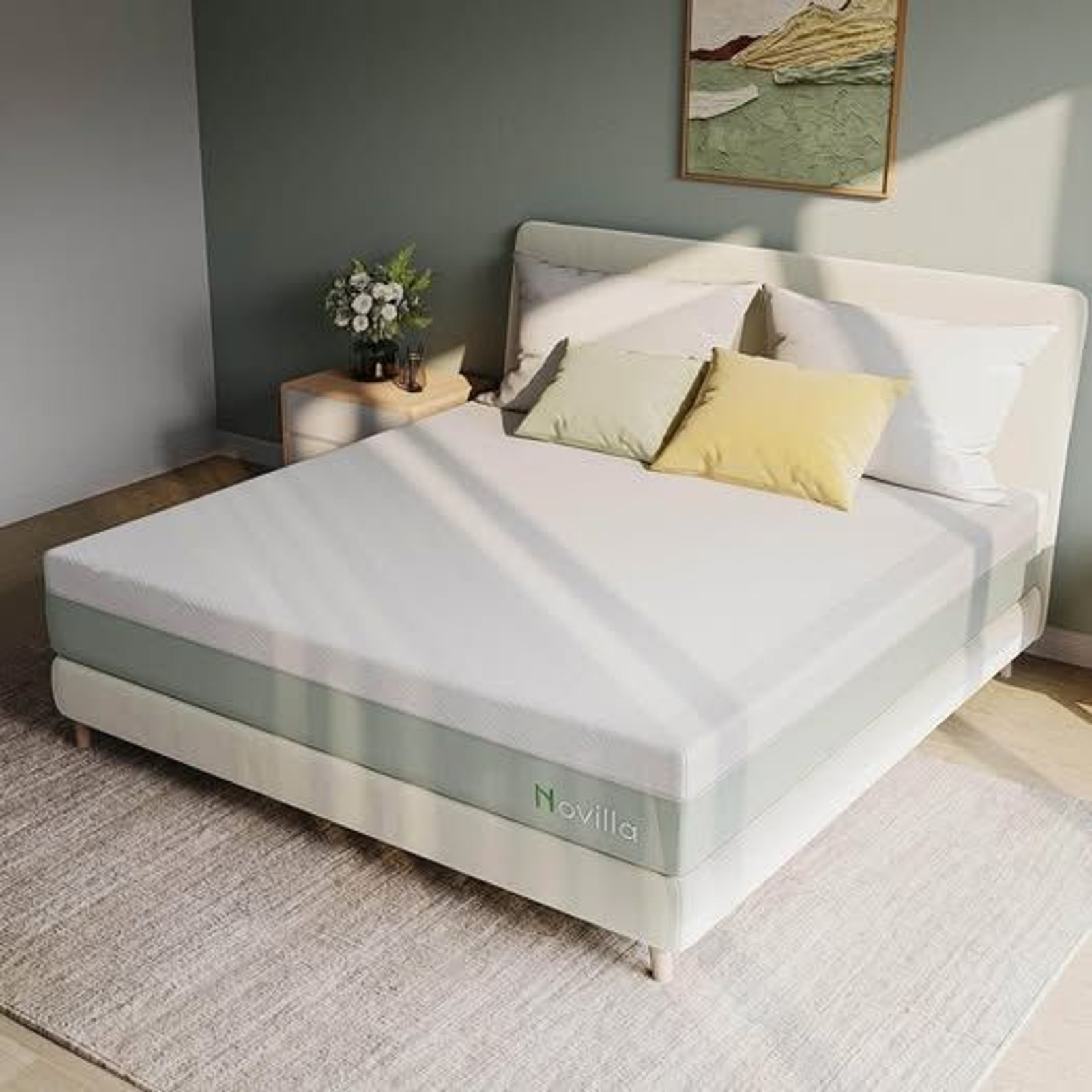 Novilla Mattress King Size,12 Inch Gel Memory Foam Mattress