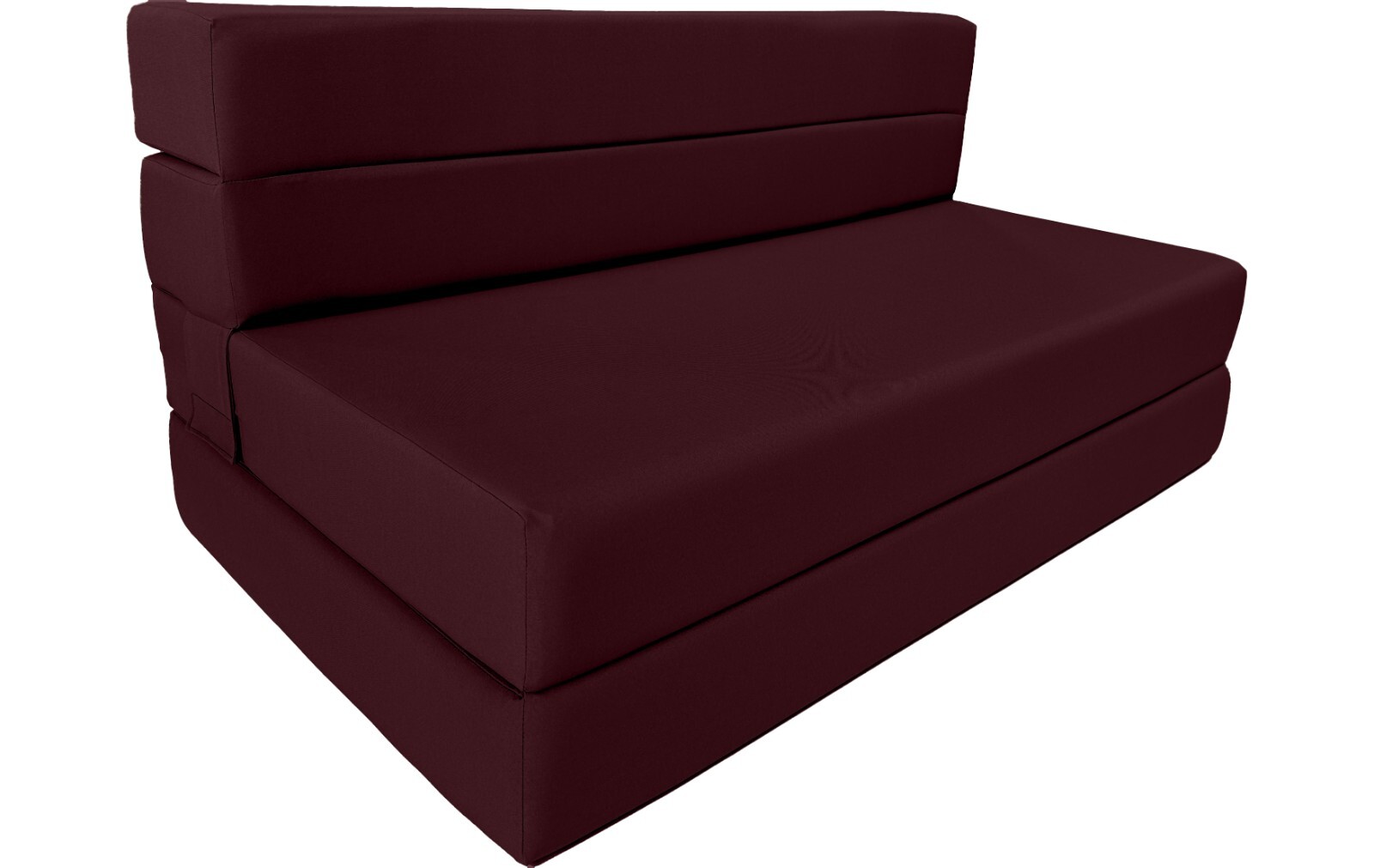 Folding Foam Mattress, Chair Lounger, Studio Guest Sleeper Sofa Bed, 80 x 39 x 6