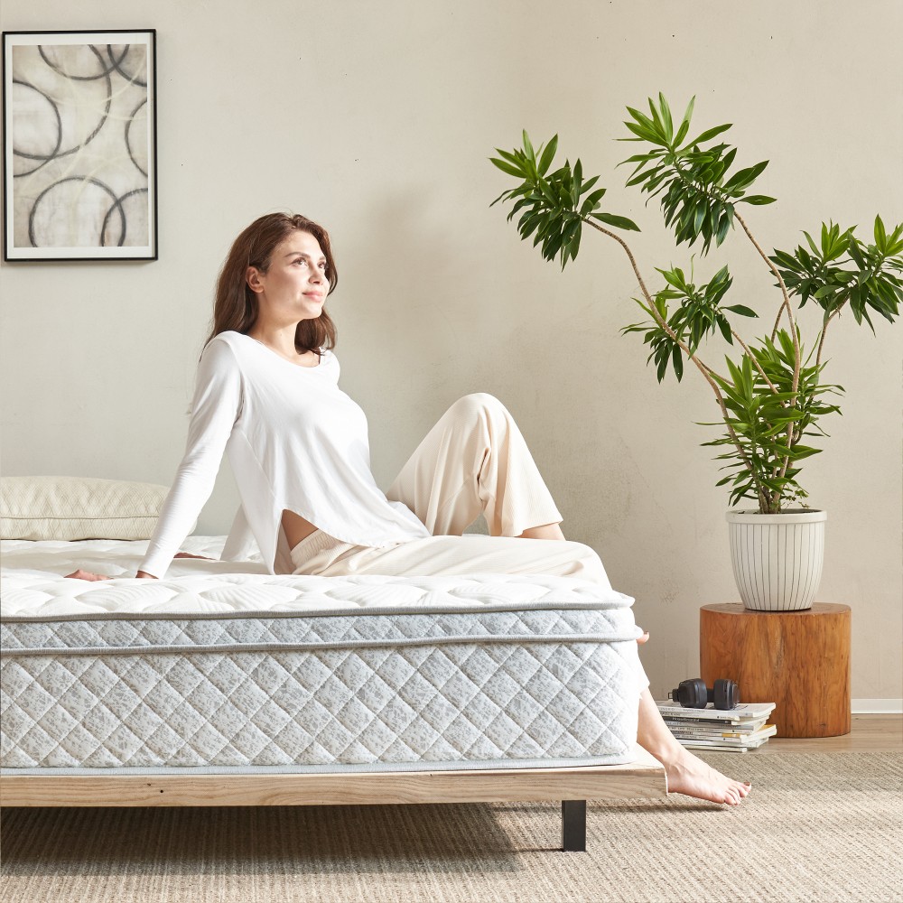 12″ Hybrid Queen Mattress in a Box, Memory Foam & Pocket Springs, Medium Firm US