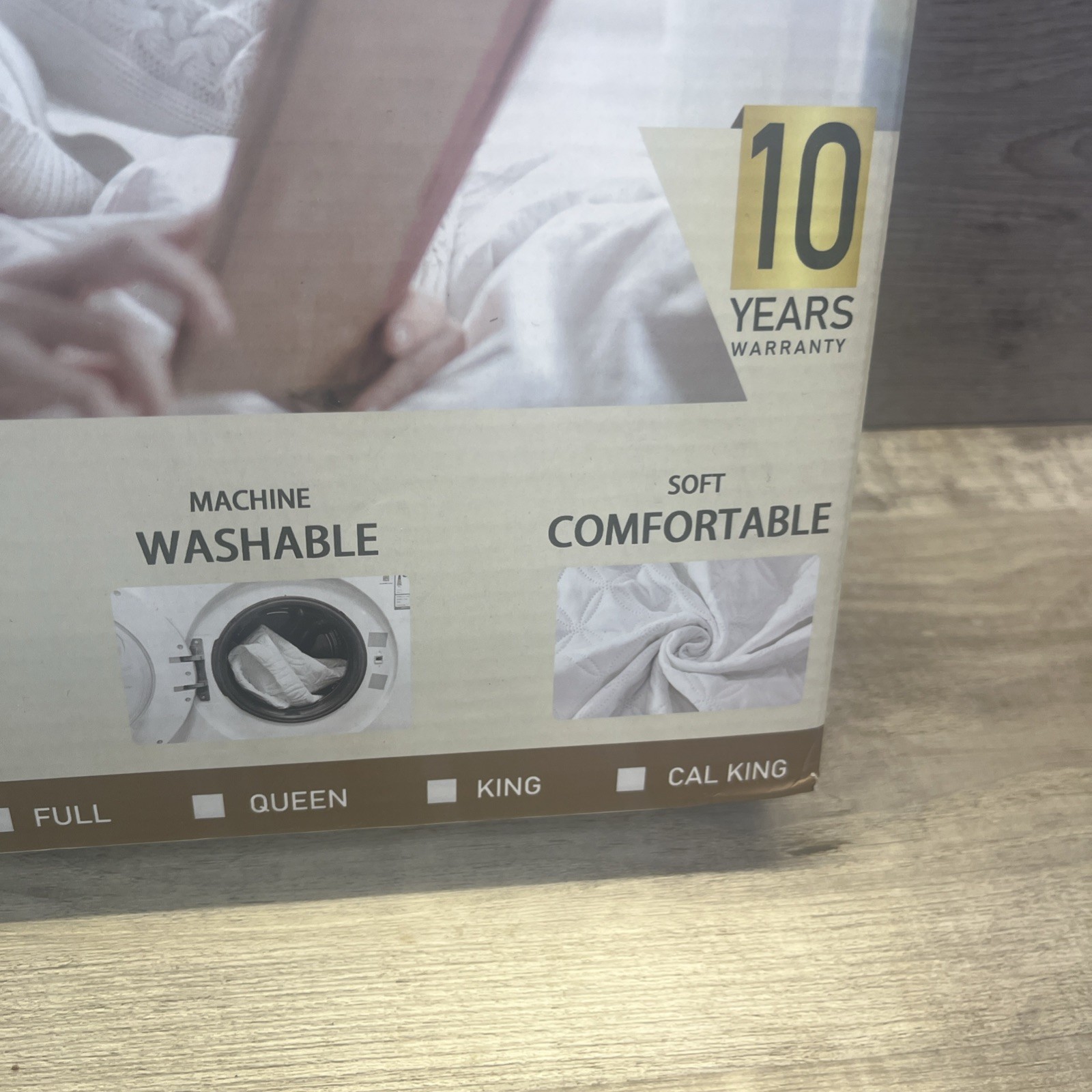 BEDLORE Waterproof Mattress Protector Twin XL Pad Twin White College Bed