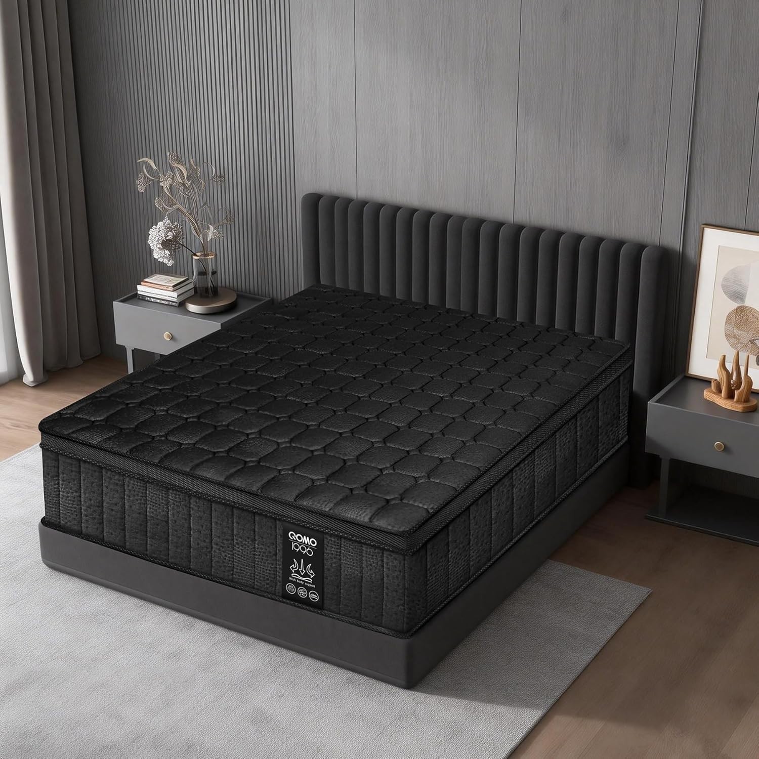 Hybrid Gel Memory Foam Twin Mattress – 10 Inch Medium Firm for Pressure Relief