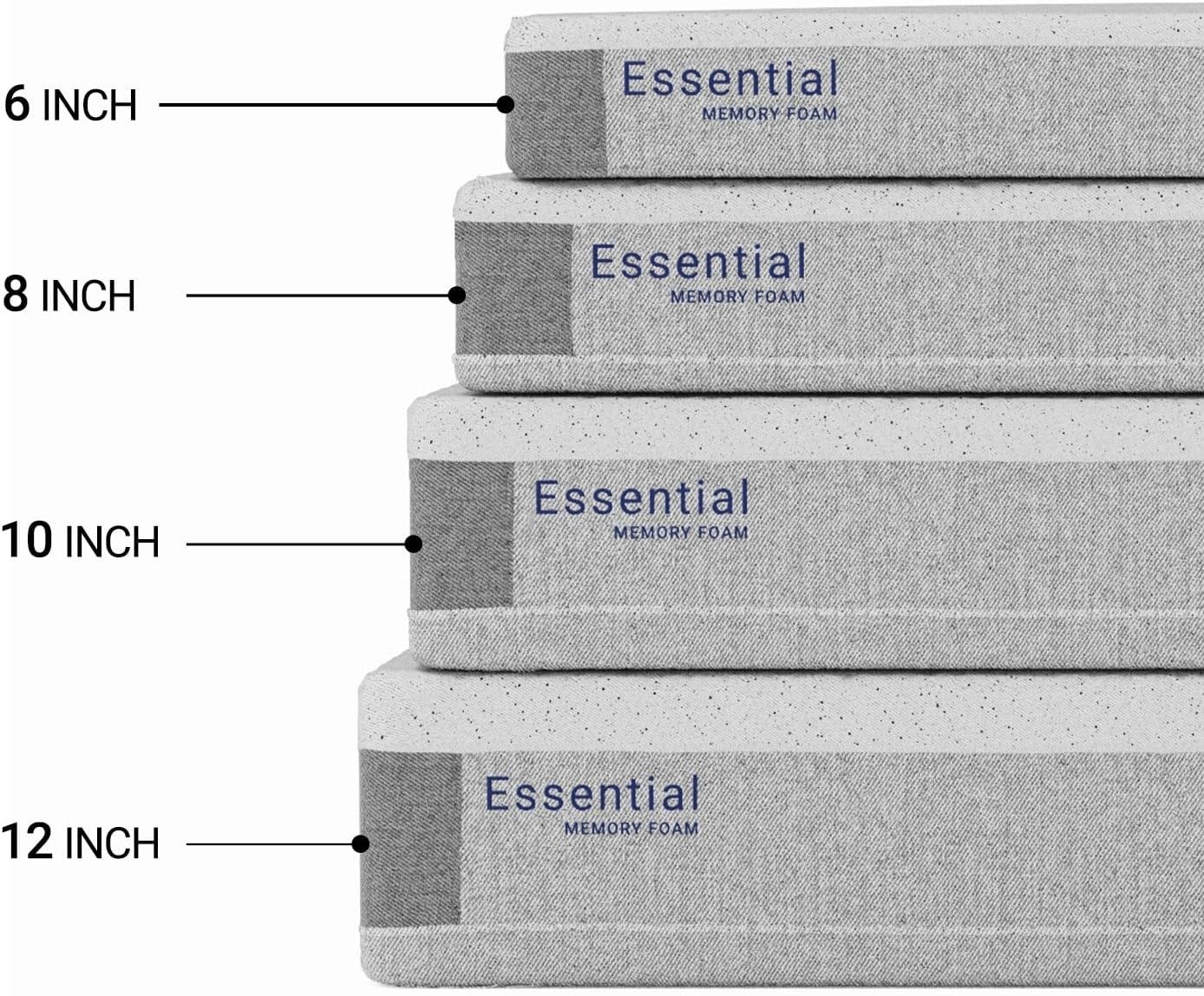 Breathable Full Size 6 Inch Mattress – Medium Firm, Low Motion Transfer Support
