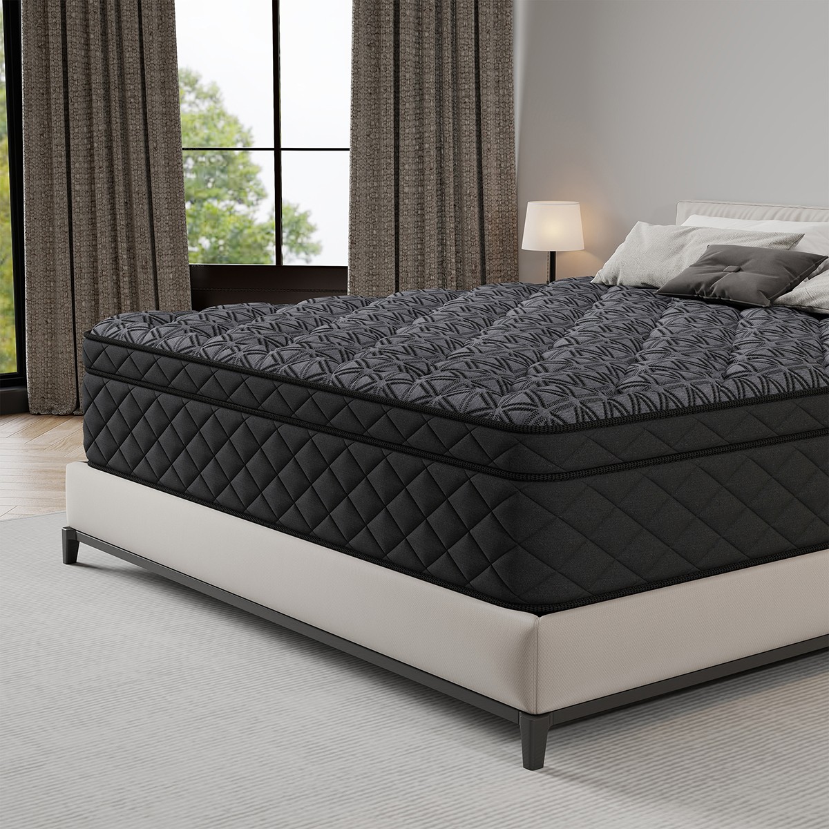 12″ 14″ Gel Memory Foam Pocket Spring Mattress In A Box Twin Full Queen King