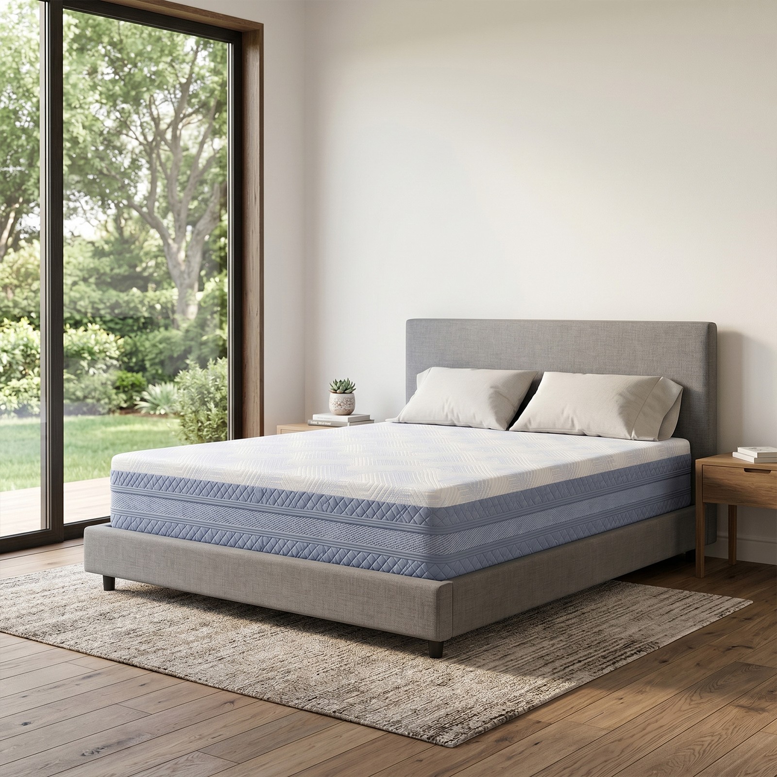 Queen Mattress 12inch, Pressure Relief & Motion Isolation, CertiPUR US Certified