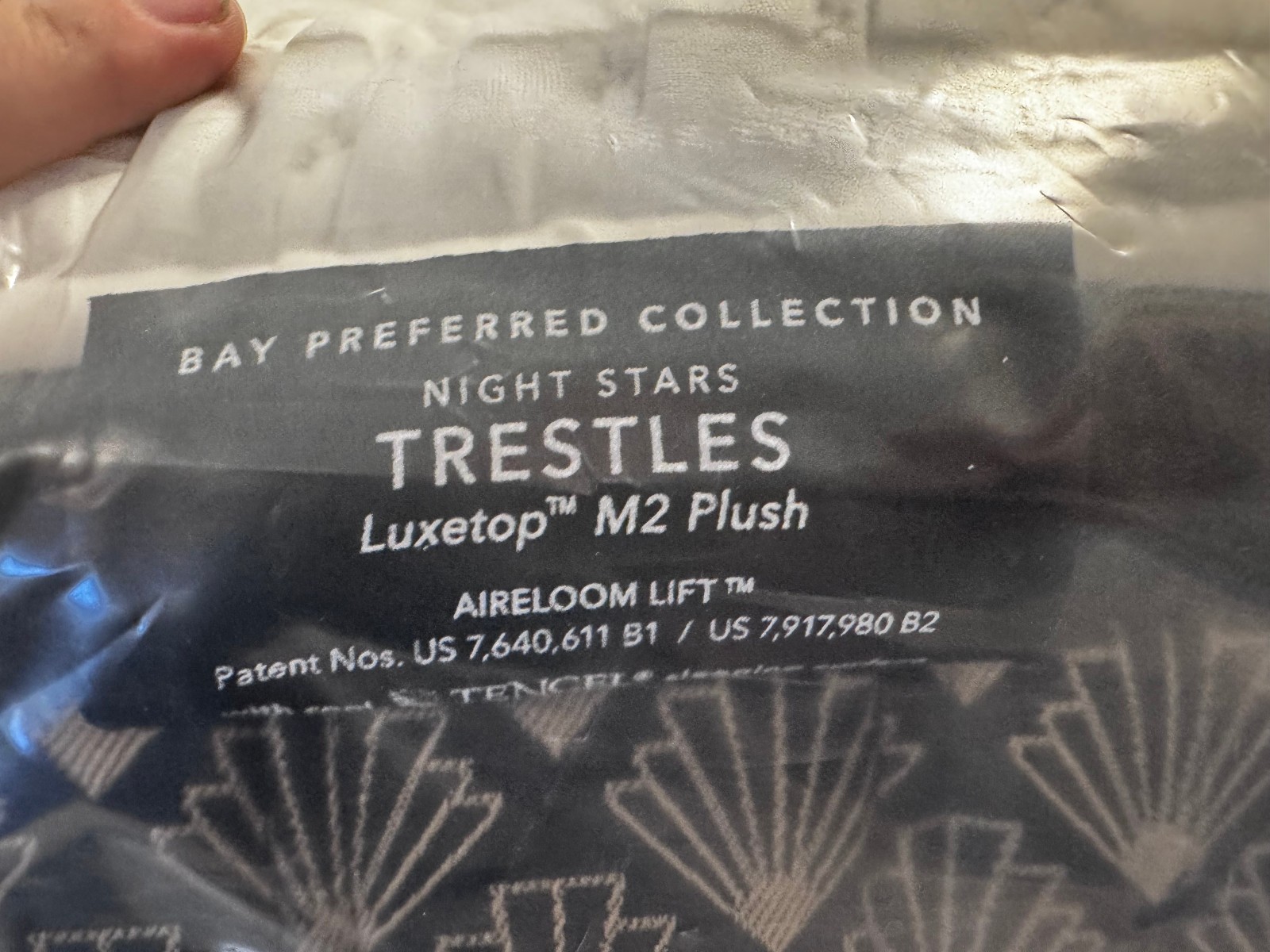 KING SIZE AIRELOOM TRESTLES M2 PLUSH LUXETOP (SEALED IN PLASTIC) -MSRP $8,299.99