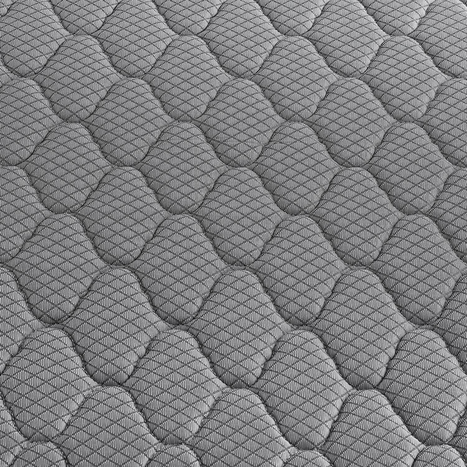 Modway Mila 8″ Queen Modern Style Memory Foam Mattress in Gray