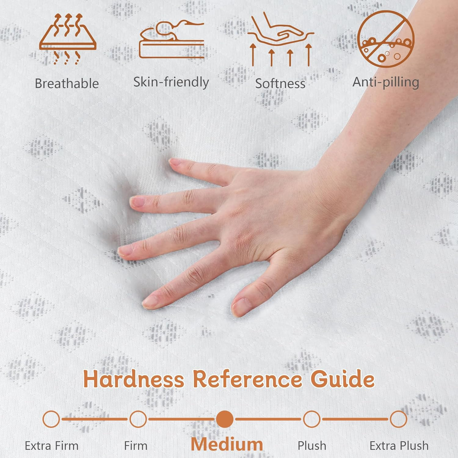 King Mattress 10 Inch Memory Foam Mattress in a Box, Gel Memory Foam or Lumbar S