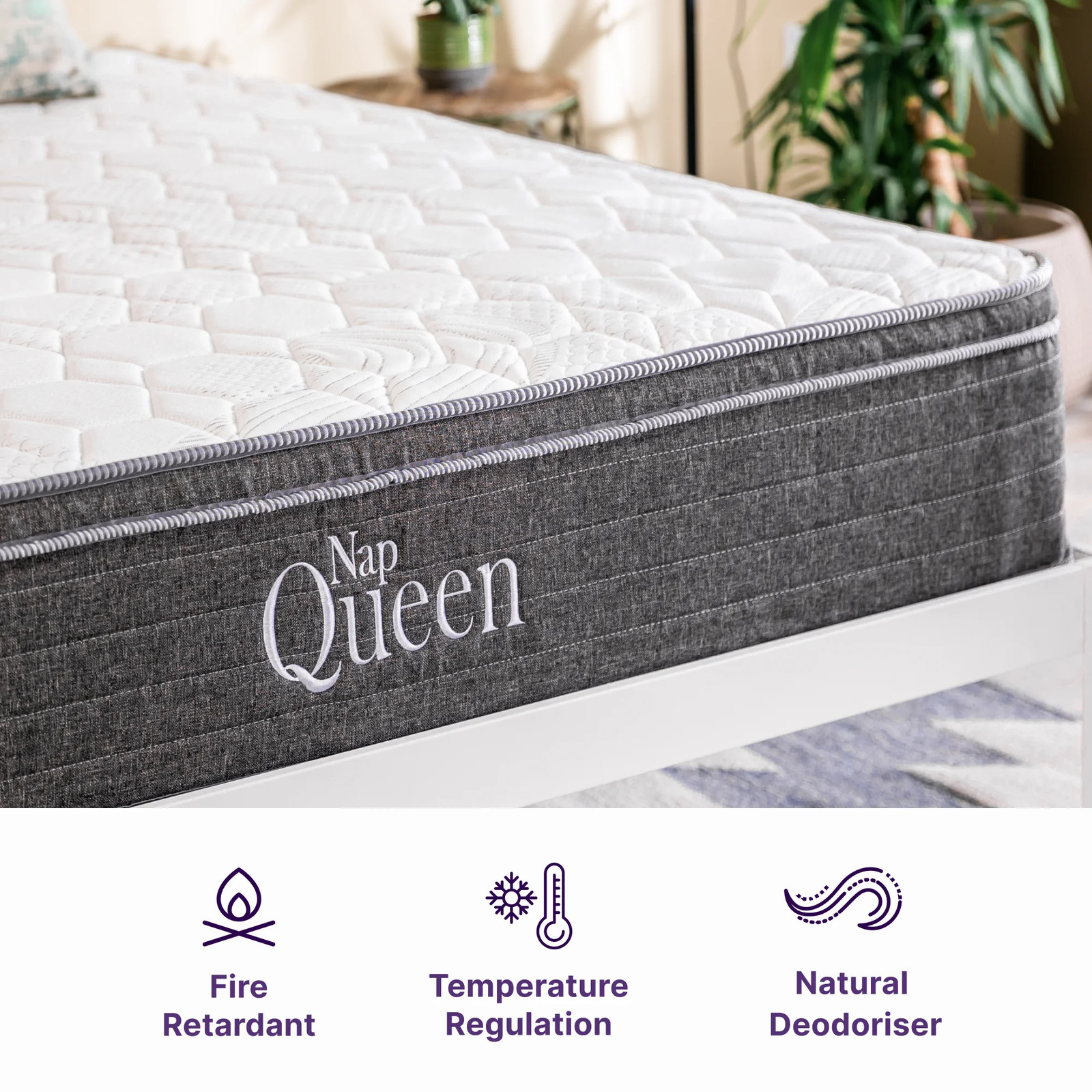 Victoria 10″ Cooling Gel Hybrid Mattress Queen