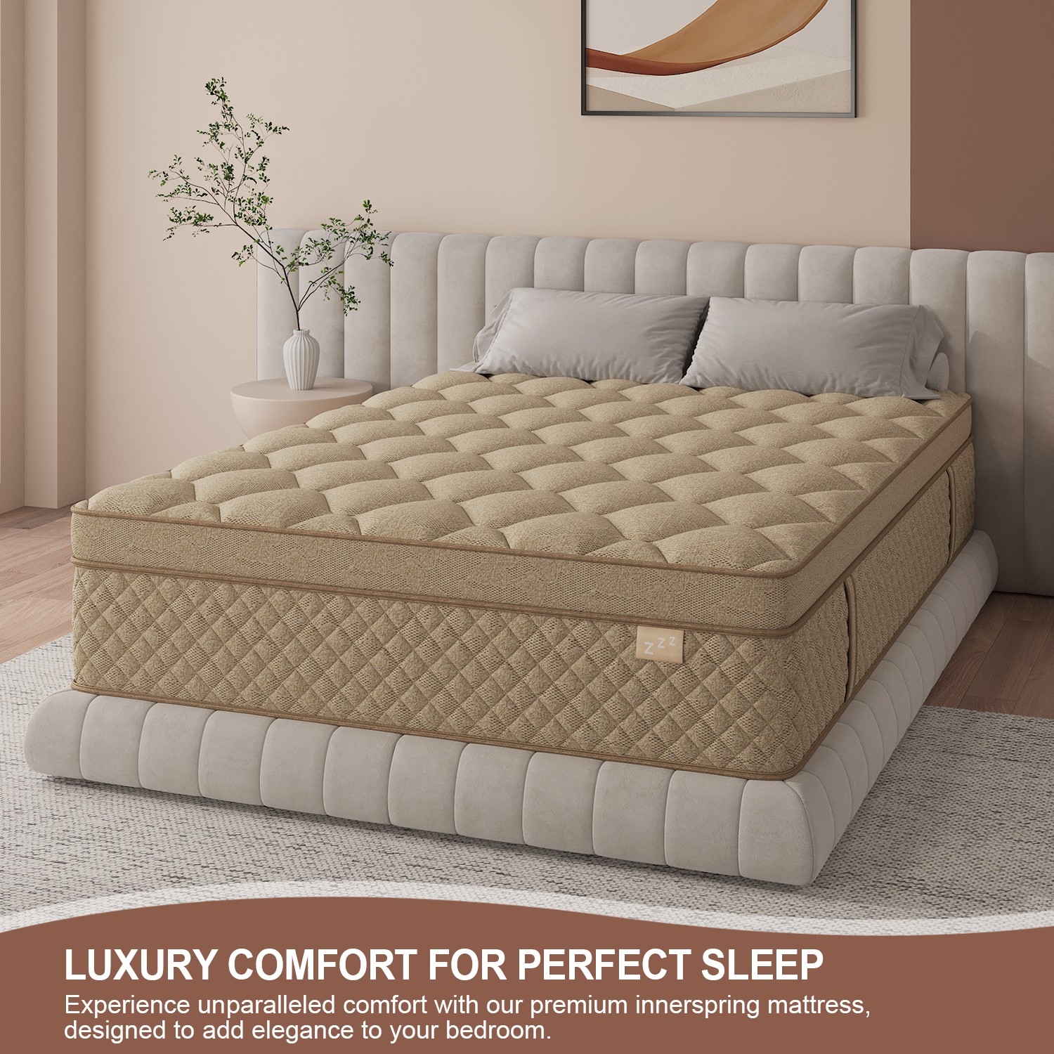12″ 14″Twin Full Queen King Size Gel Memory Foam Spring Mattress In A Box
