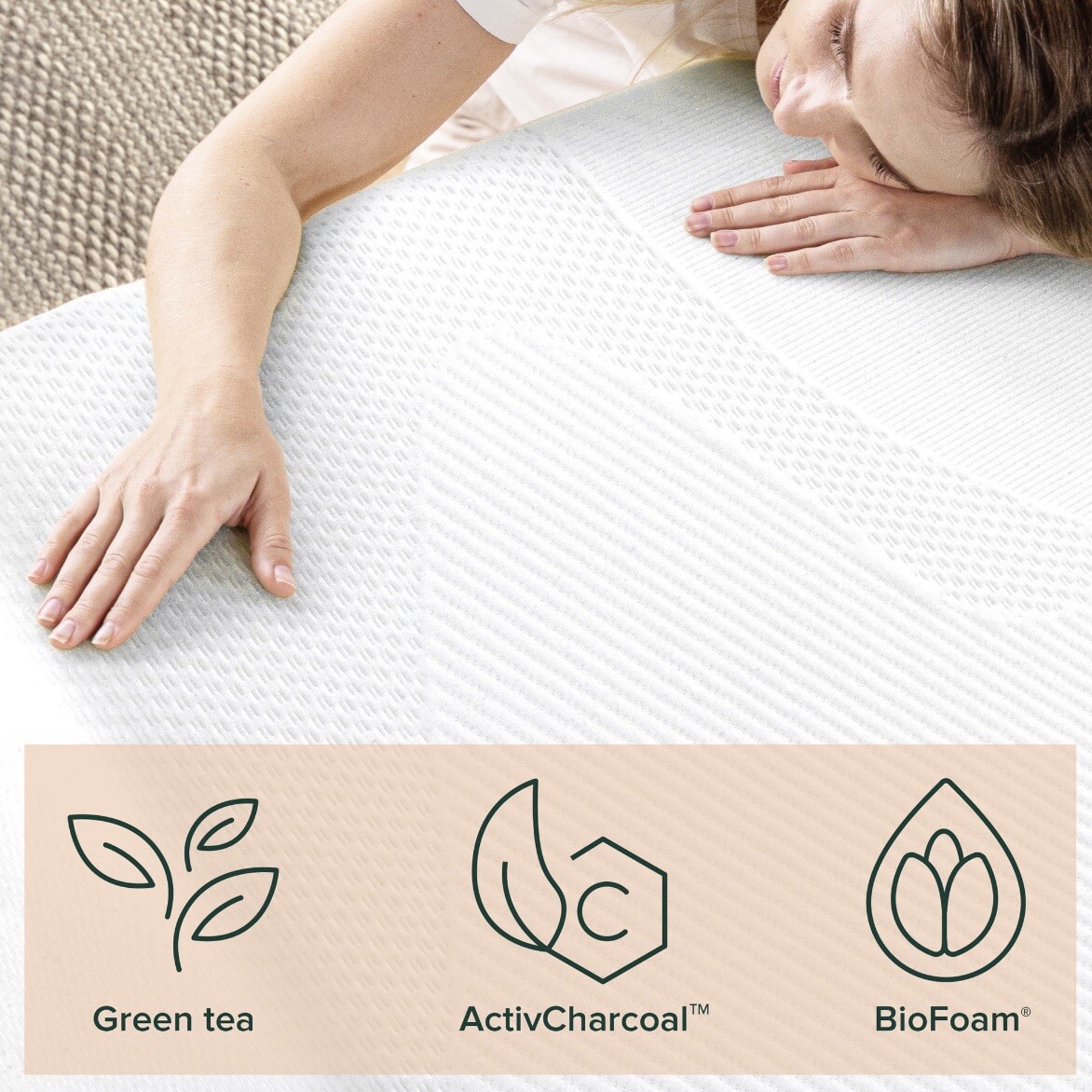 Luxury Serenity Zinus 8″ Memory Foam Mattress, Full Size By Spa Sensations