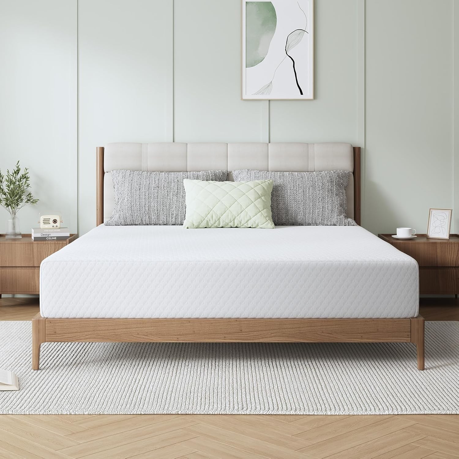 10 Inch Queen Mattress, Memory Foam Mattress Queen with Breathable Comfort La…