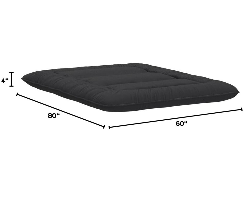 Japanese Floor Mattress Futon Mattress, 4″ Thicken Tatami Mat Sleeping Pad USA