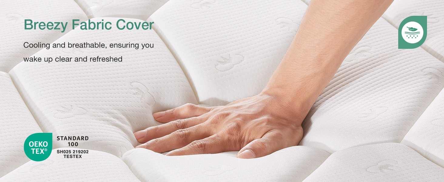 Novilla 6 Inch Twin Mattress,Bonnell Spring Hybrid Mattresses for Spine Support