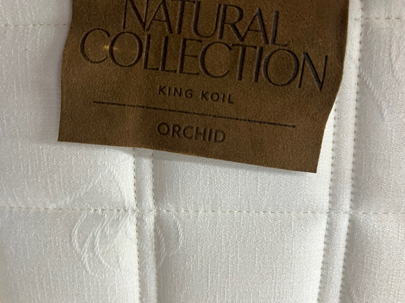 KING KOIL NATURAL ORCHID KING EUROTOP PLUSH MATTRESS NEW CLOSEOUT FAST SHIP