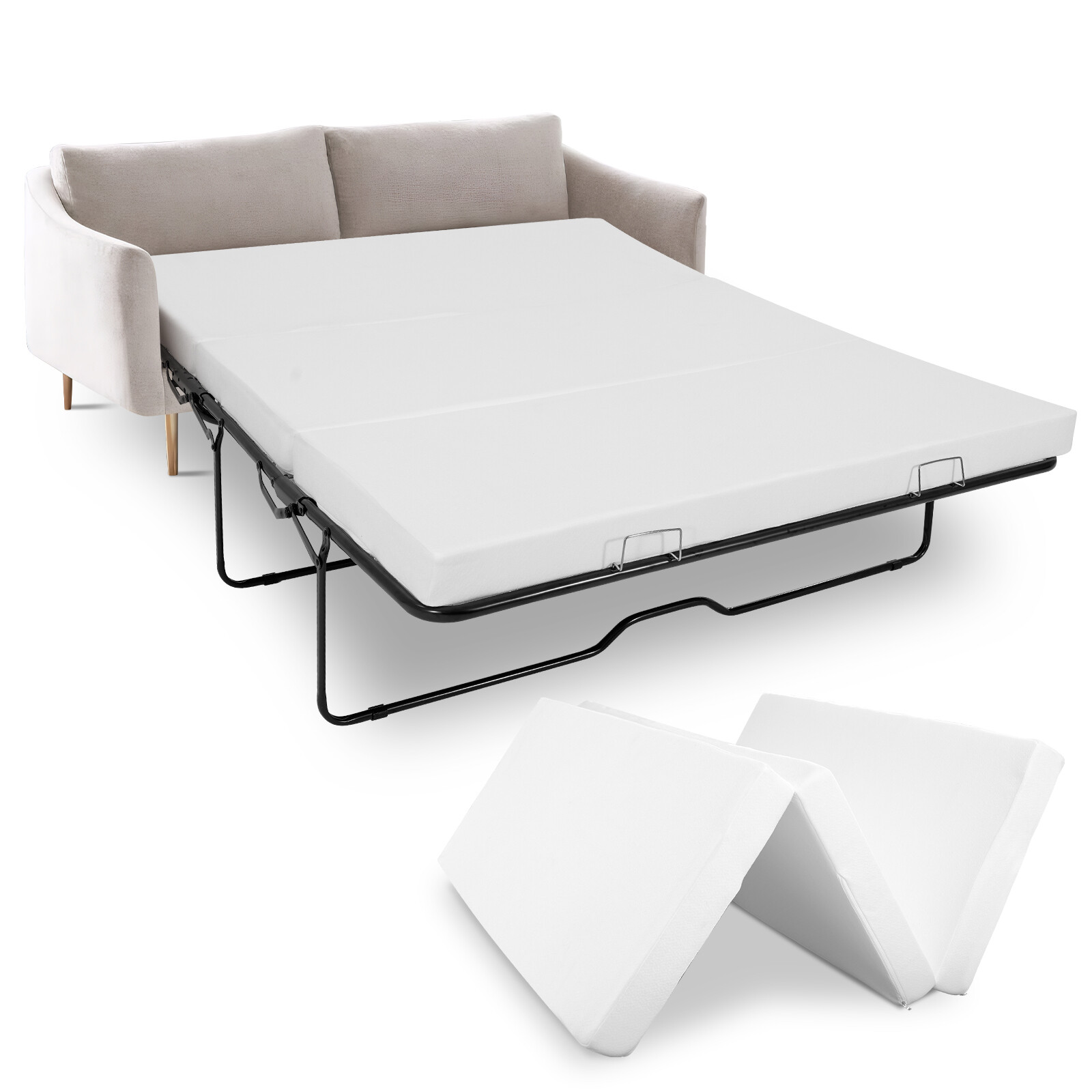 Sofa Bed Replacement Foldable Mattress filled Memory Foam for Sofa couch Beds